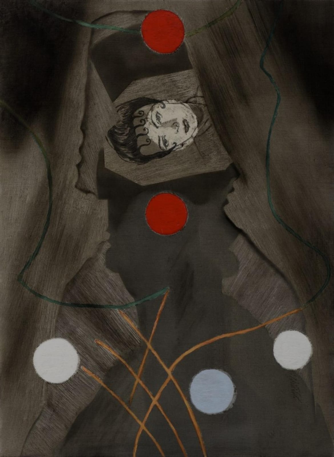 Atul Dodiya, Double Sun, 2016