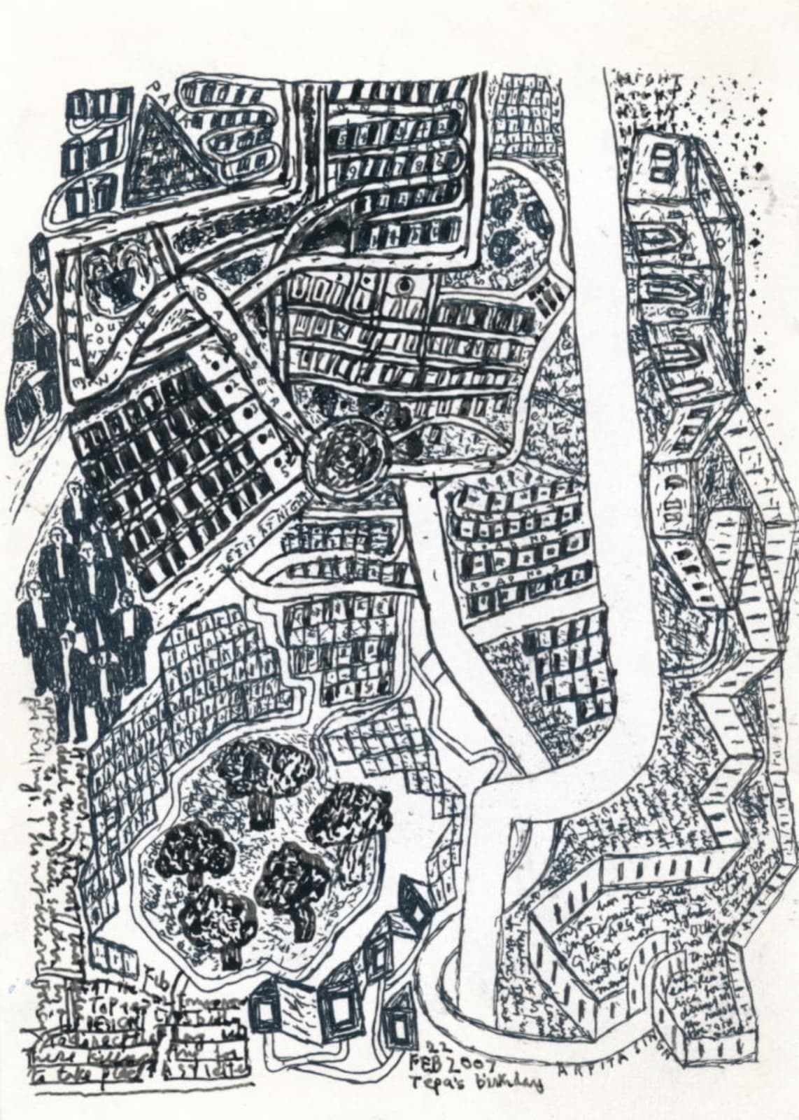 Arpita Singh, Untitled, 2007