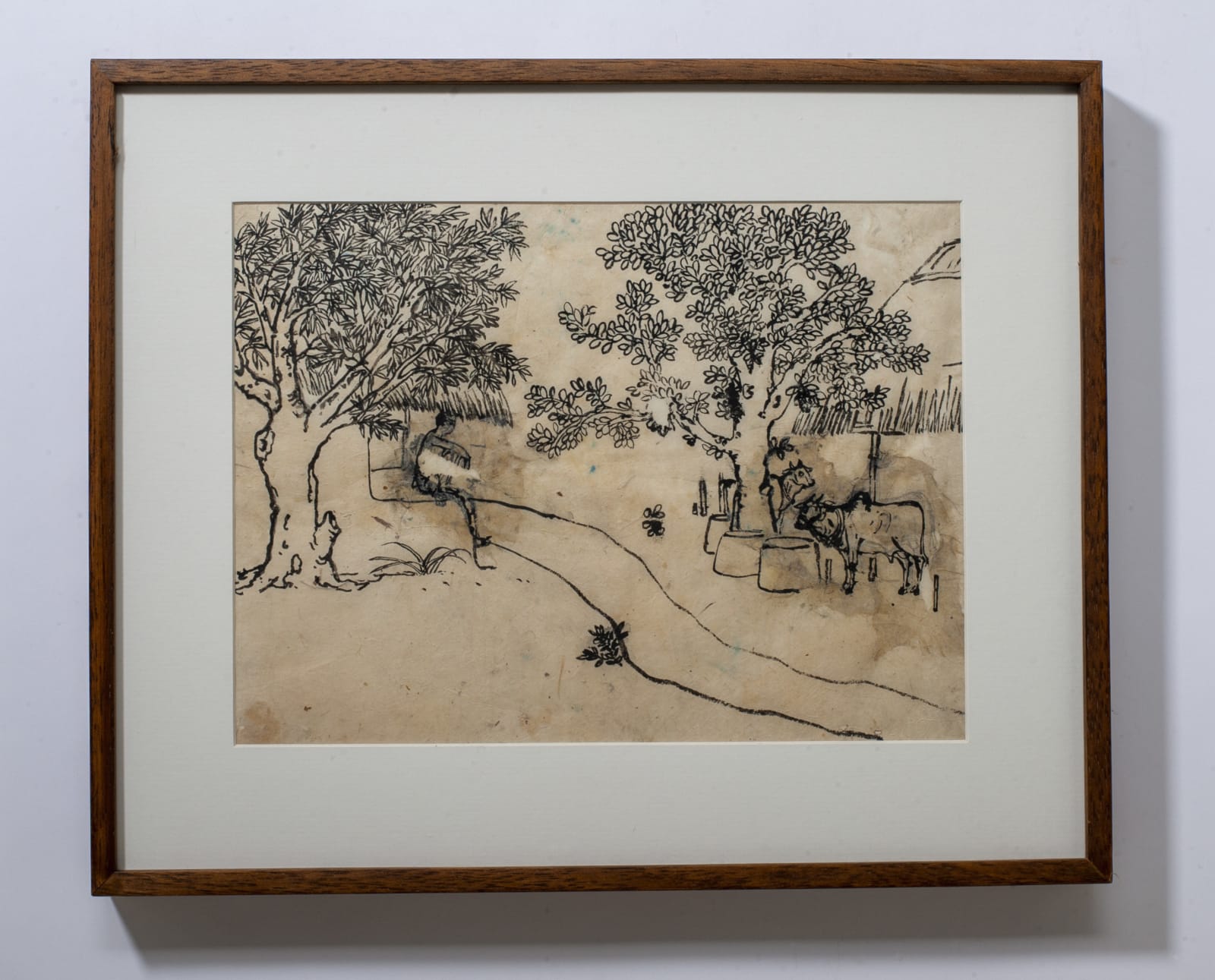 Benode Behari Mukherjee, Birbhum Landscape, 1940