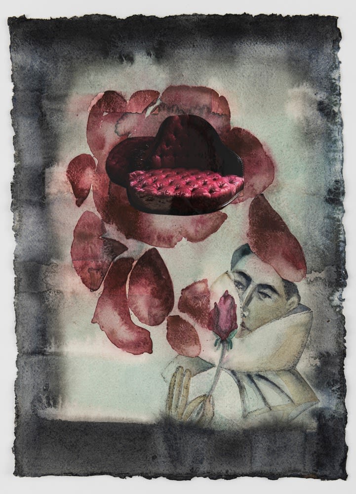 Anju Dodiya, Preaching Petals, 2022