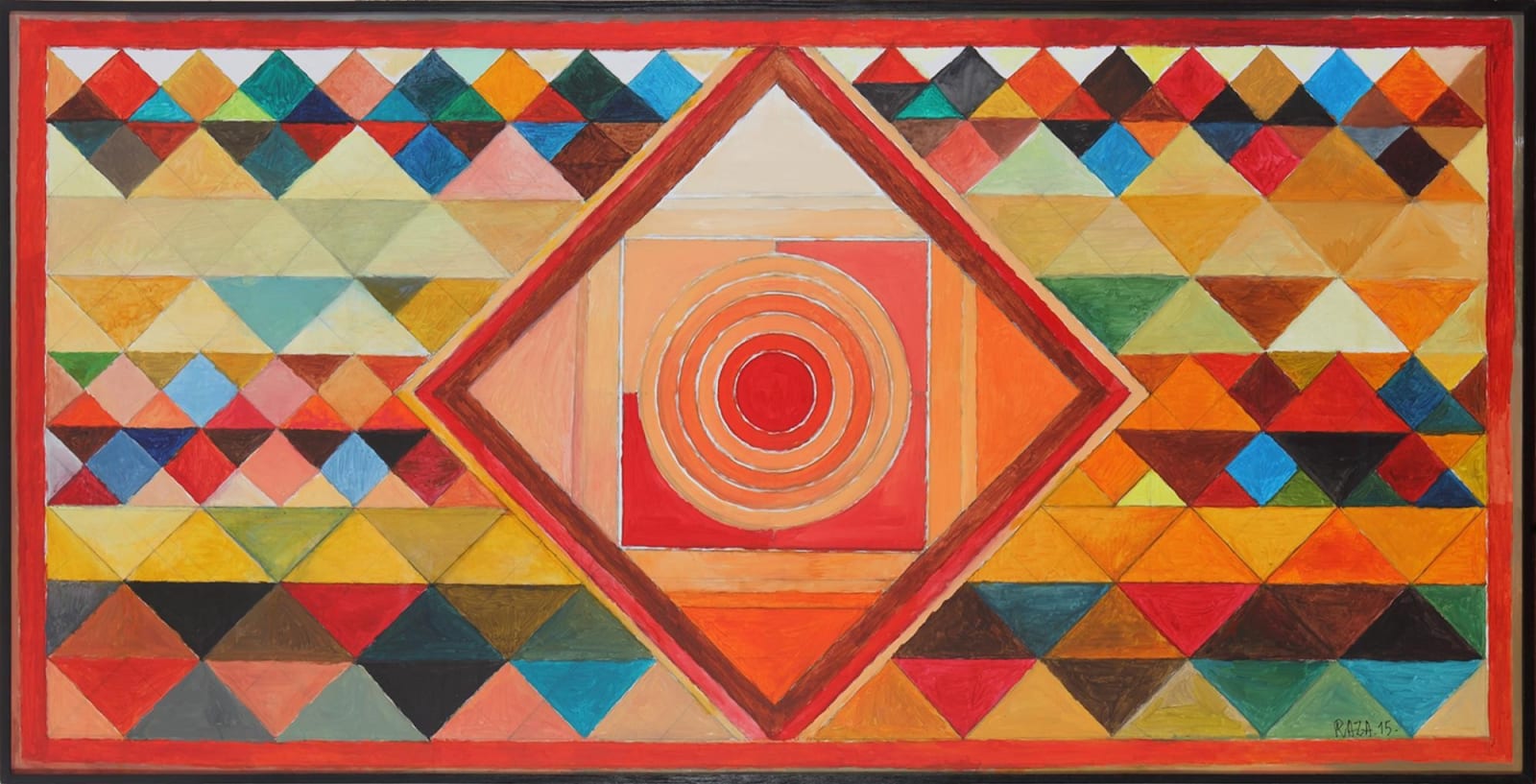 S.H. Raza, Thribhuj Sansar, 2015