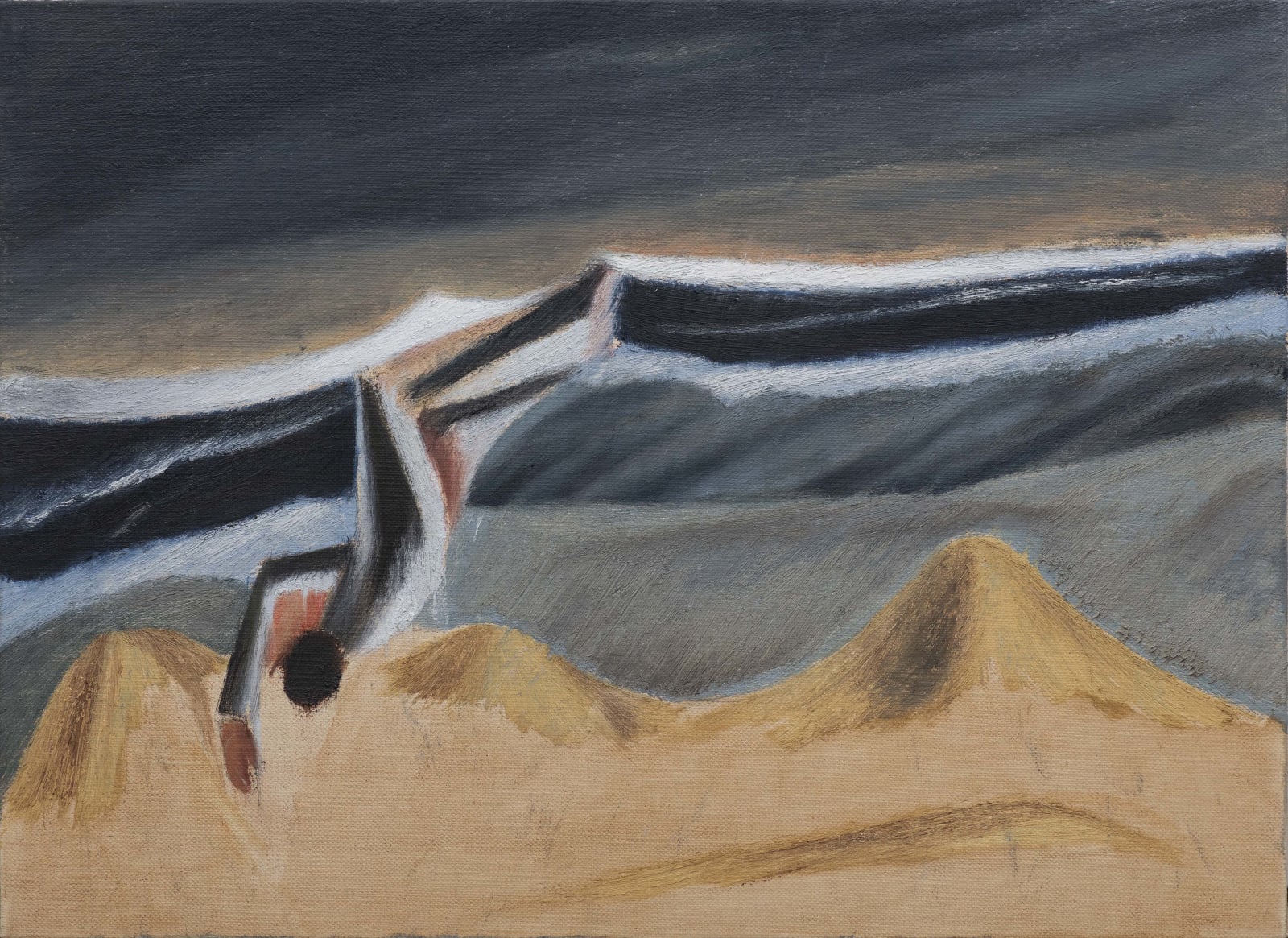Atul Dodiya, Surfing, 2019