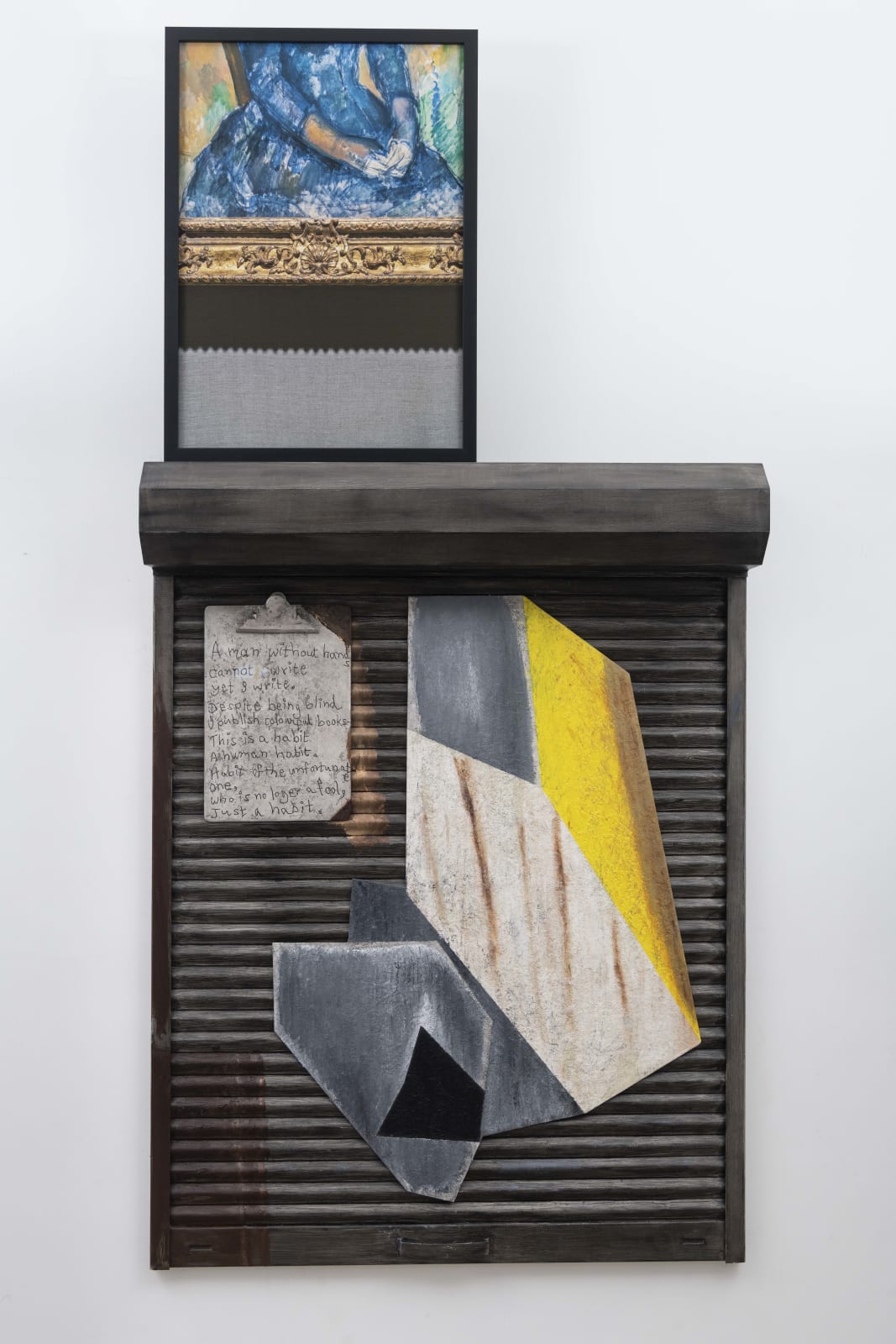 Atul Dodiya, Yellow House, 2019