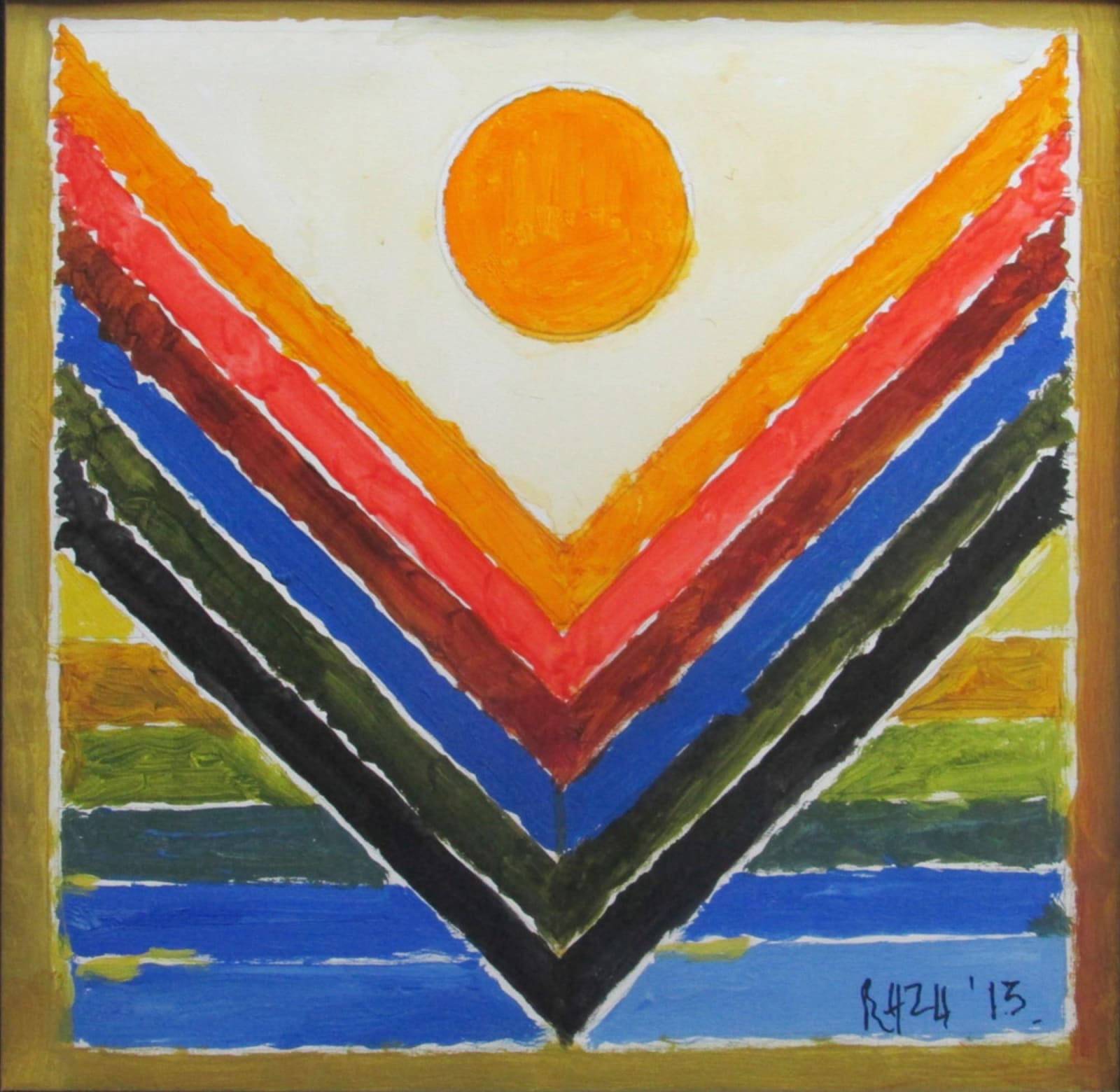 S.H. Raza, Vriksha, 2013