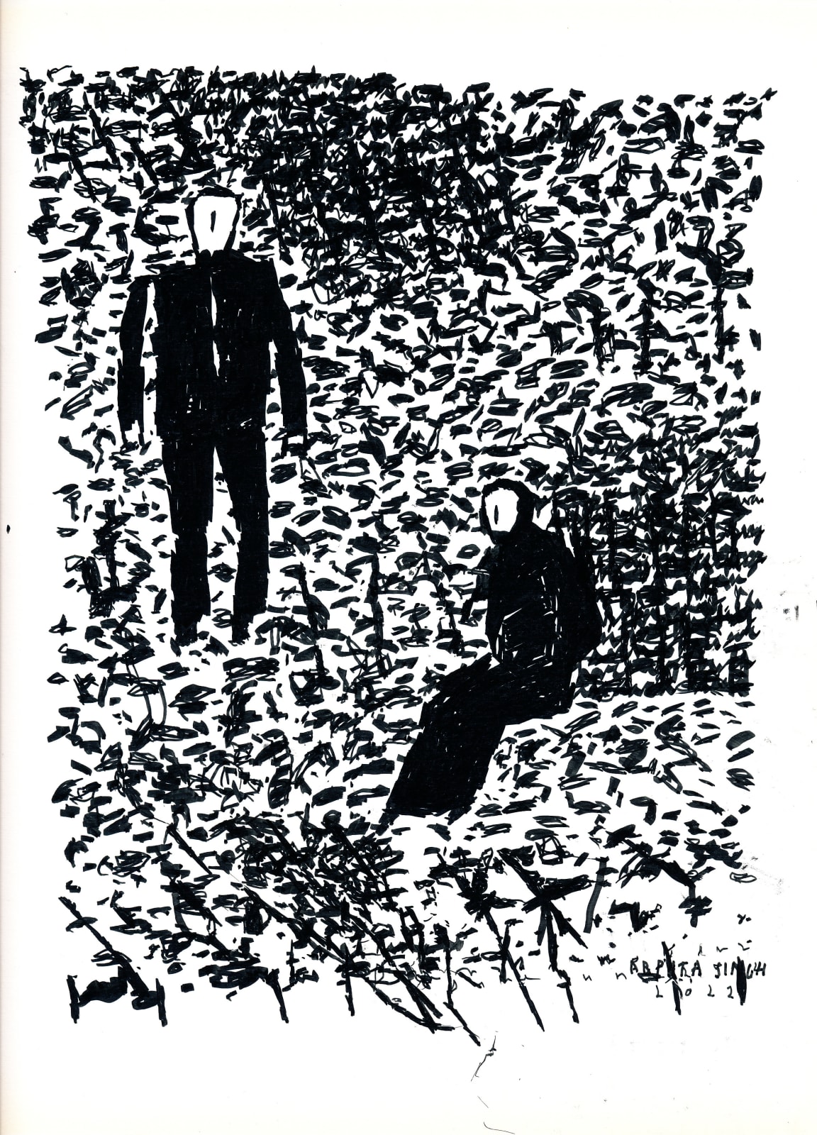 Arpita Singh, Untitled, 2022