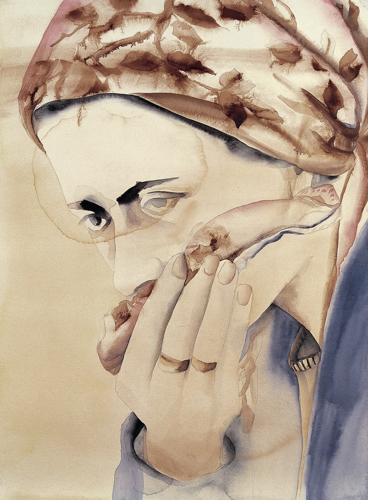 Anju Dodiya, Pale Mourner, 2004