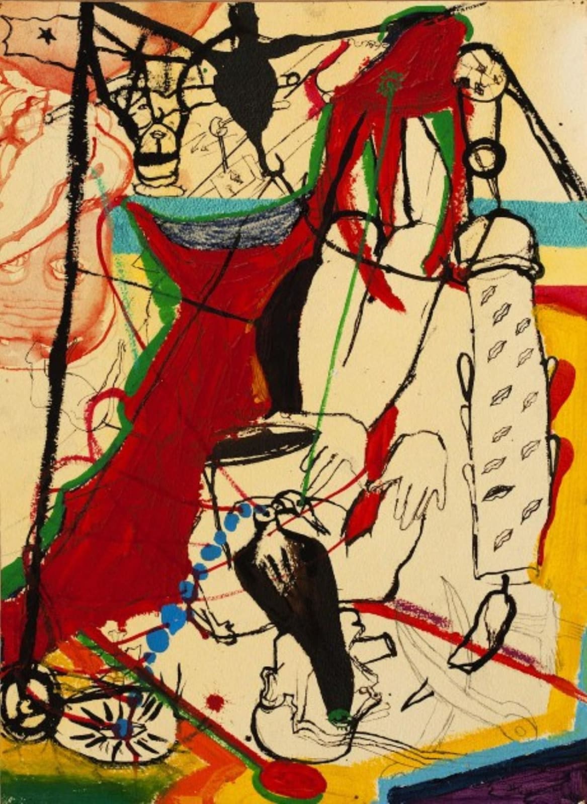 Zakkir Hussain, Study for Zero Tolerance, 2011