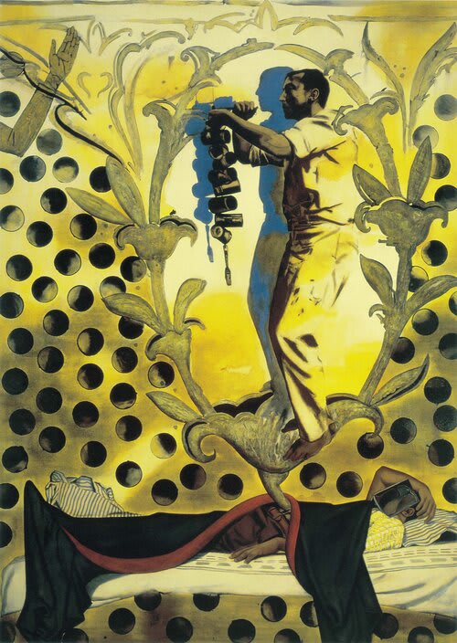 Atul Dodiya, Scapegoat, 1998