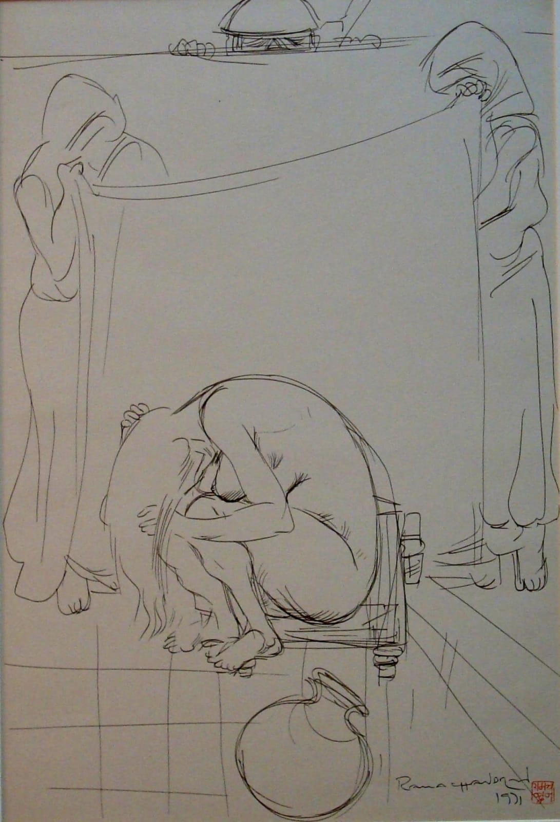 A. Ramachandran, Untitled, 1971