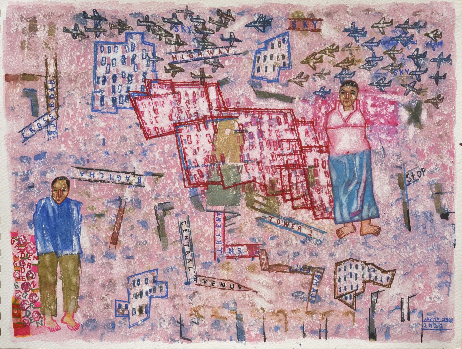 Arpita Singh, Habitat, 2020