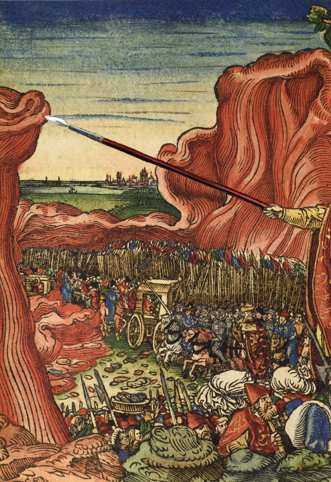 Anju Dodiya, Painting Fire, 2016