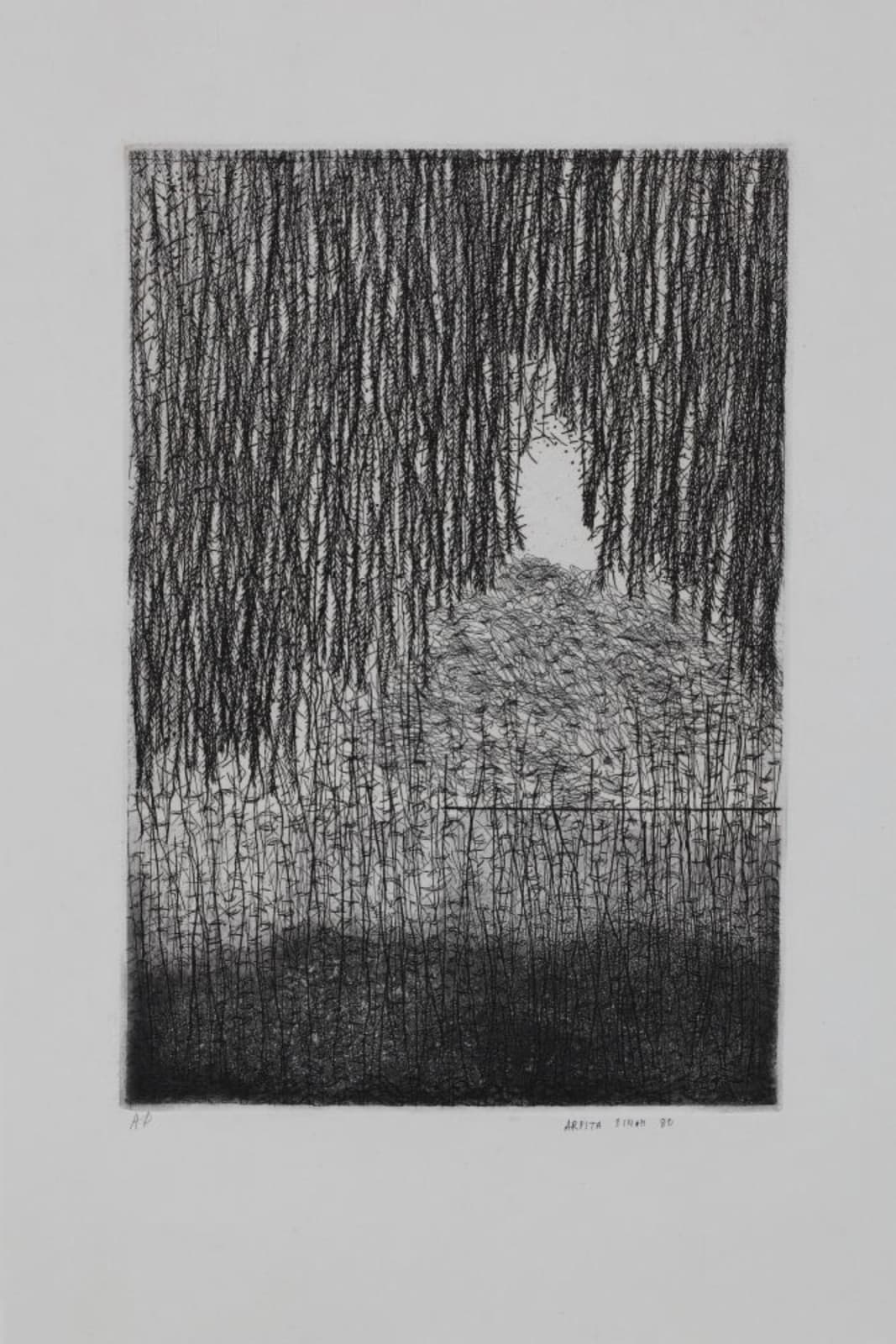 Arpita Singh, Untitled (Edition: A/P), 1980