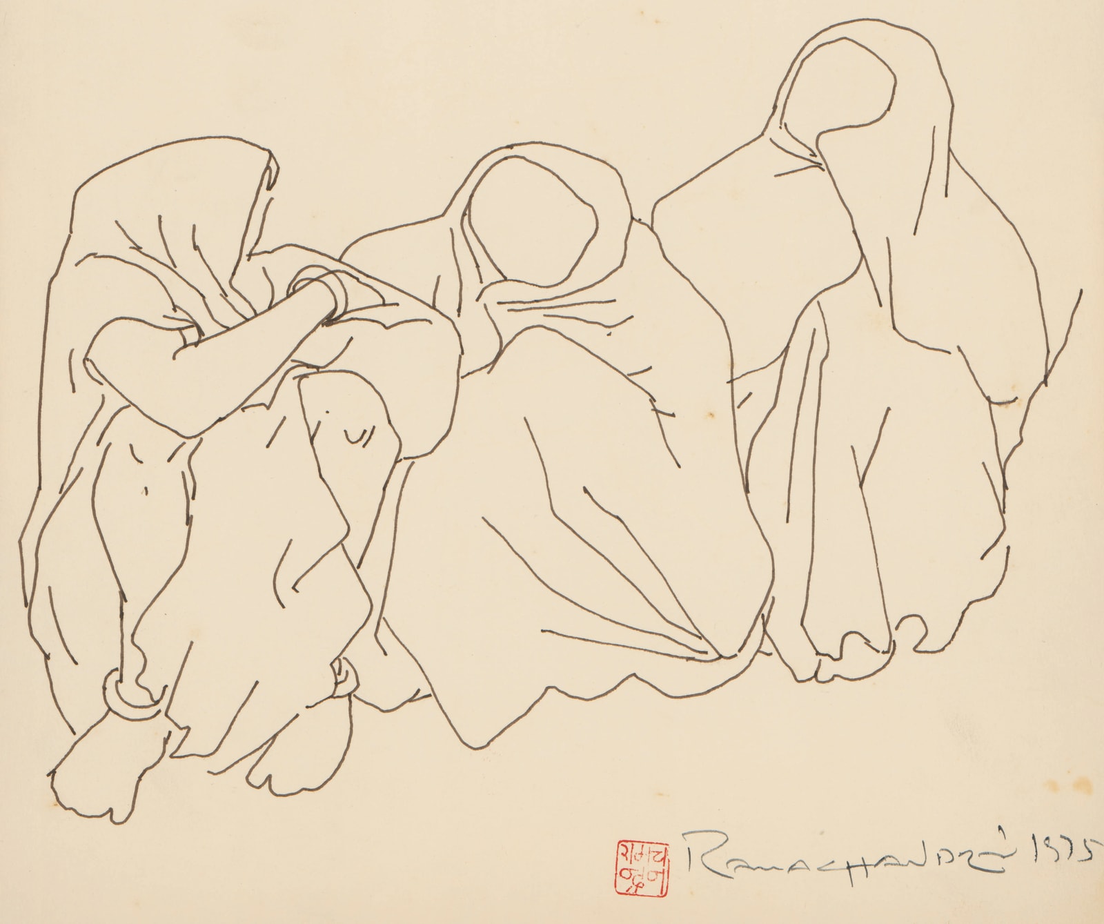 A. Ramachandran, Untitled, 1975