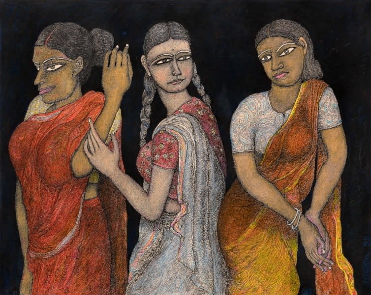 Jogen Chowdhury, Three Woman, 1992