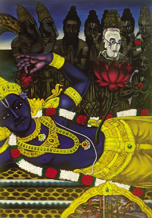 Atul Dodiya, Sour Graped, 1997