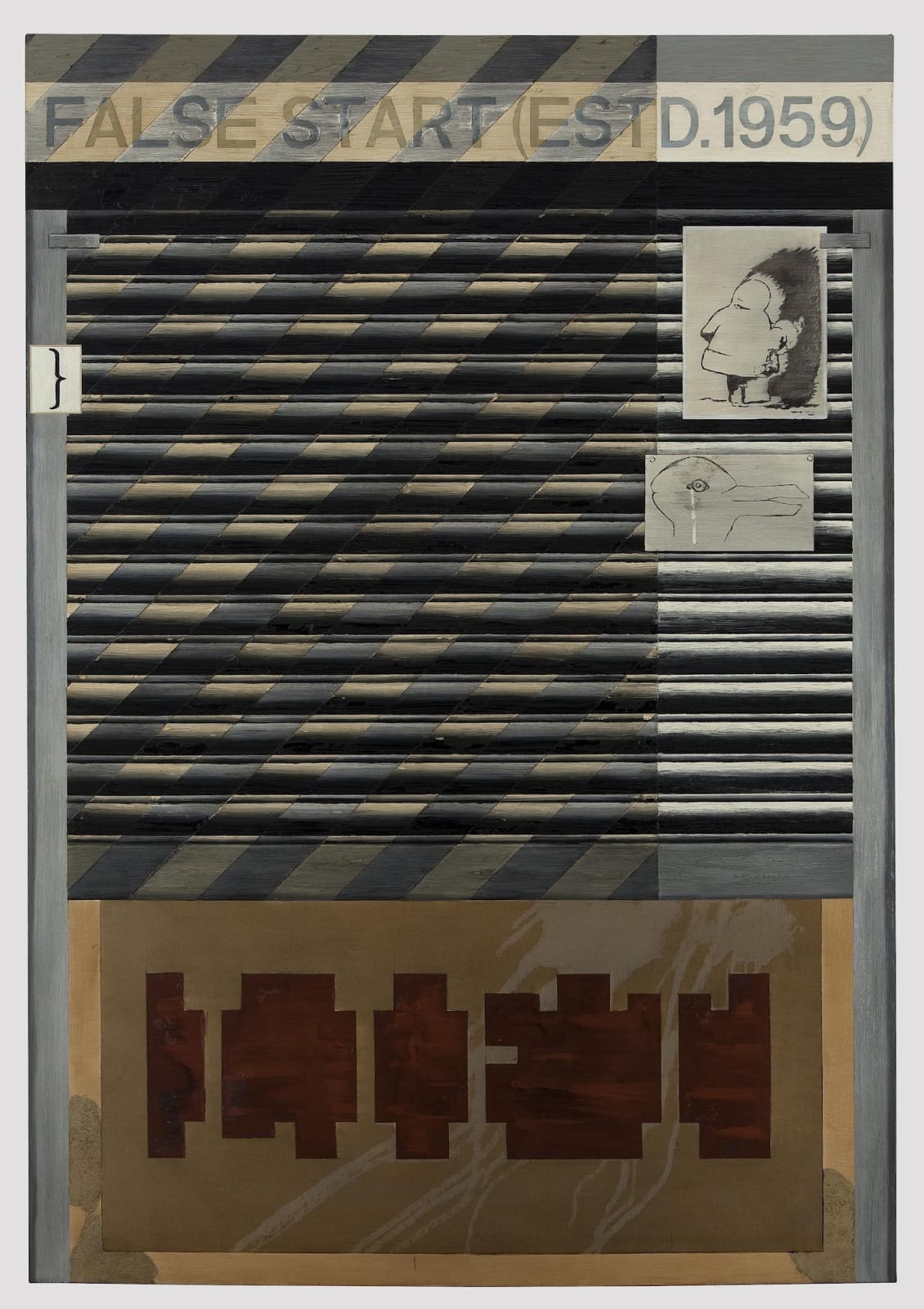 Atul Dodiya, "False Start", 2008 - 2009