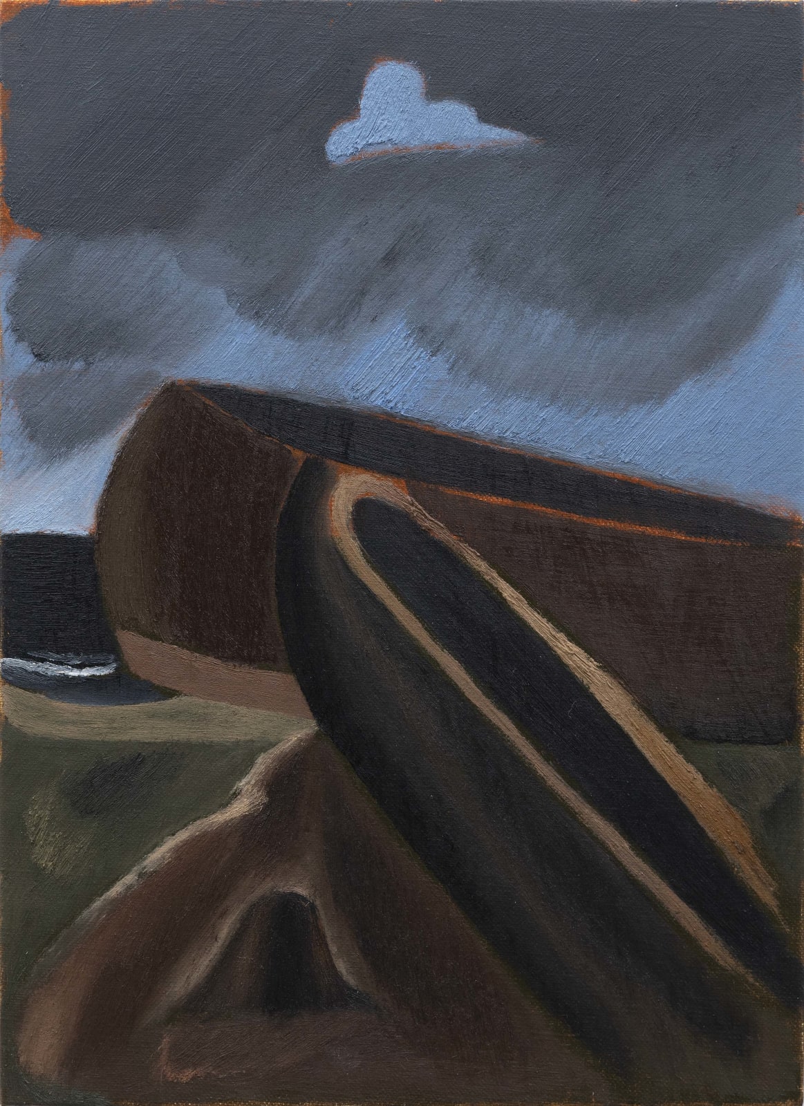 Atul Dodiya, Boats and Cloud, 2019