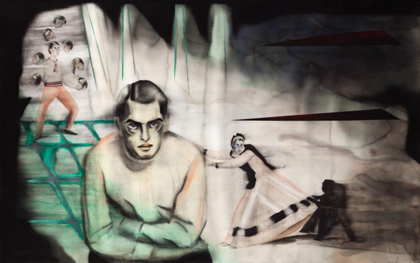 Anju Dodiya, Panic Room (For Bunuel), 2014