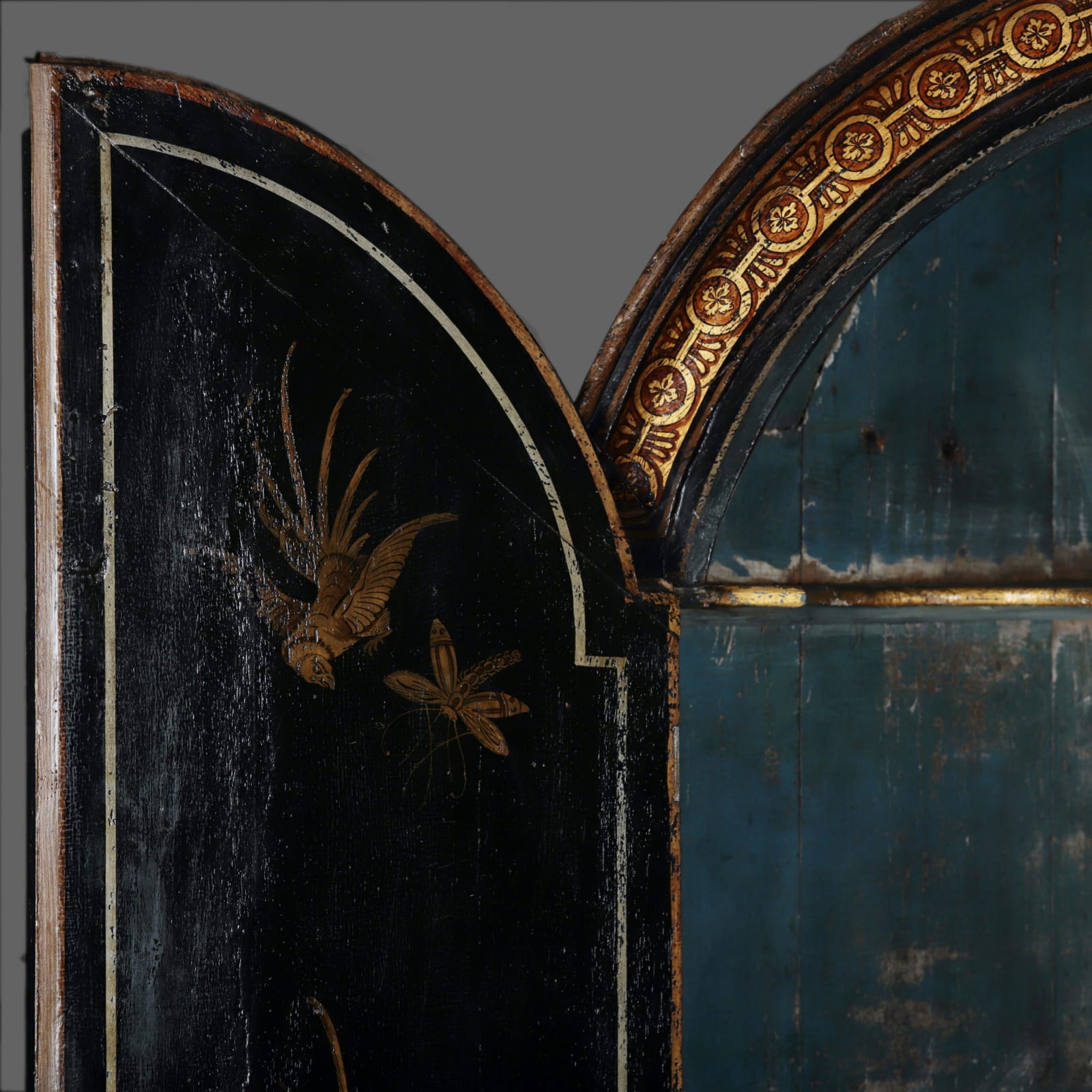 Japanned Cabinet, c. 1760