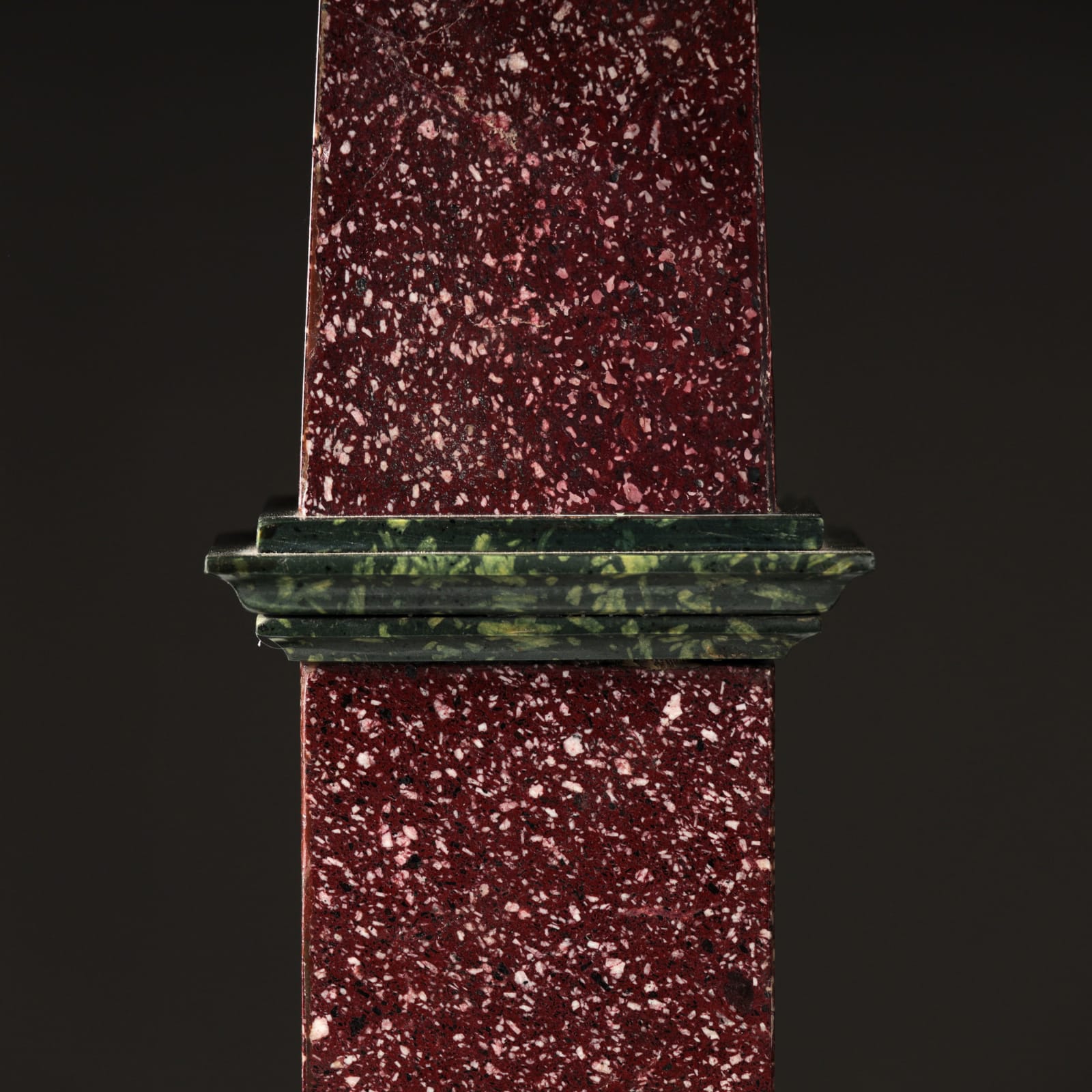 A Pair of Imperial Porphyry Obelisks