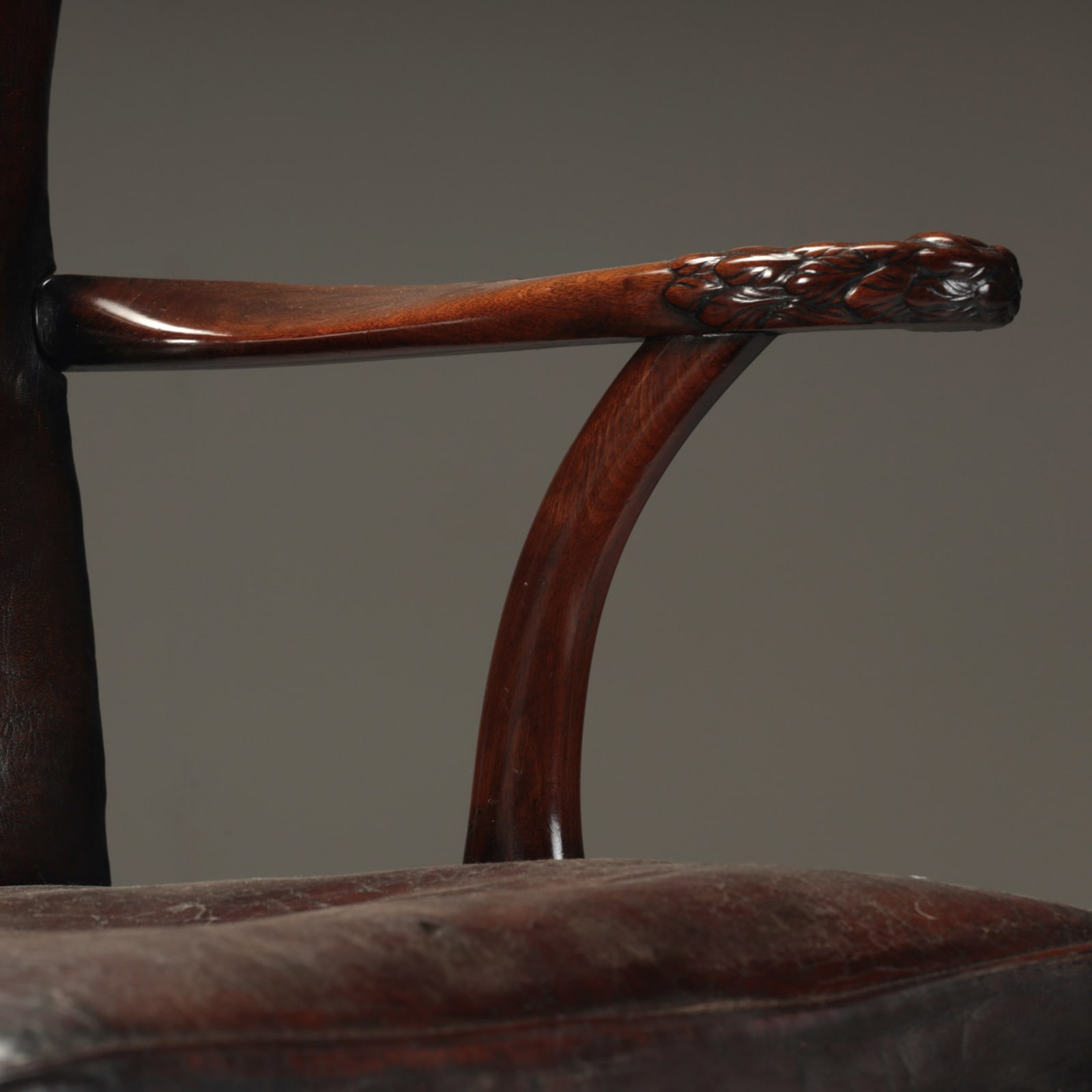 Leather Armchair , c.1880 (SOLD)