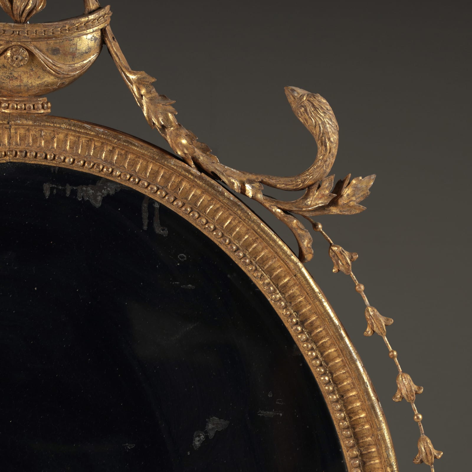George III Oval Mirror , c.1775 (SOLD)