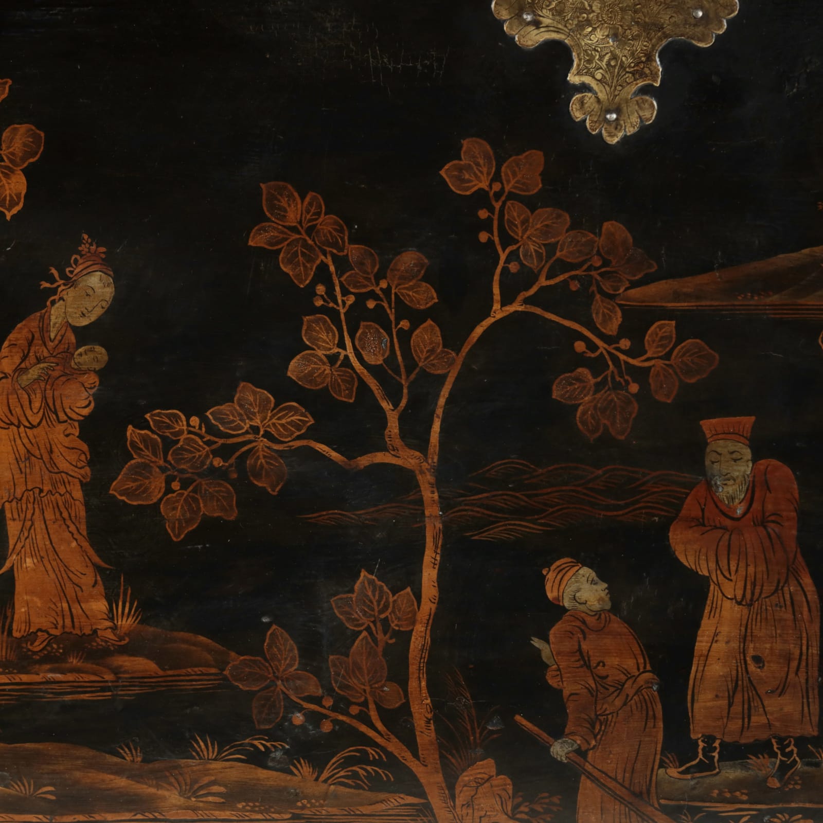 Japanned Chest , XVIII Century (SOLD)