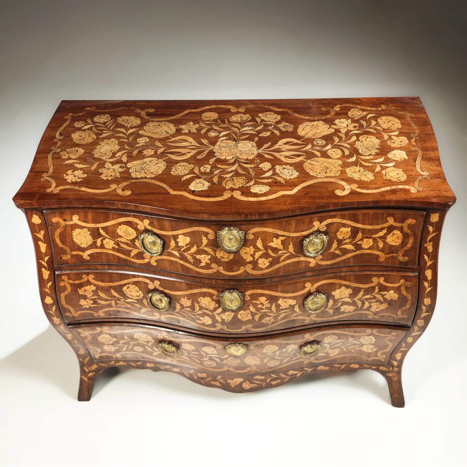 Dutch Floral Commode, XVIII Century