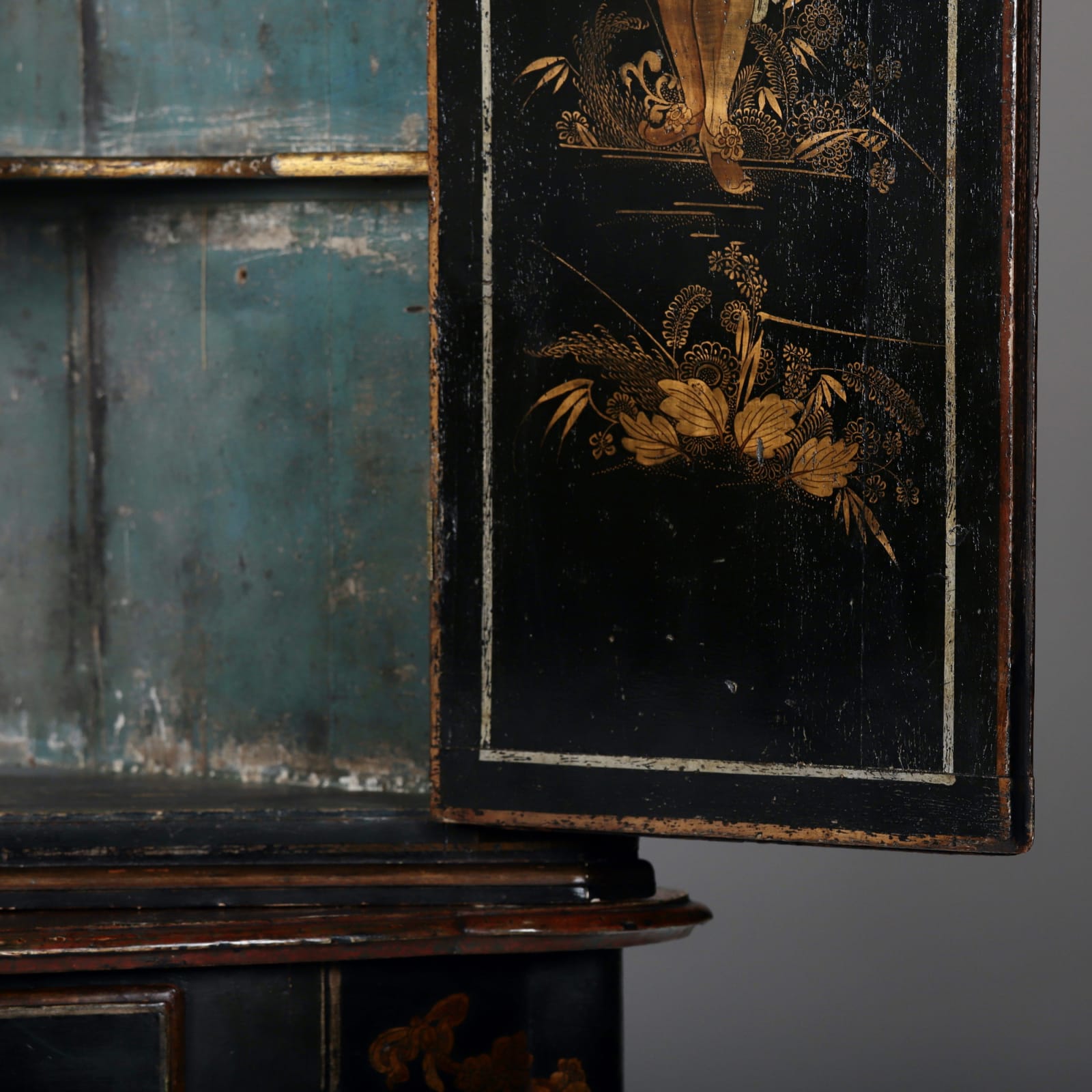 Japanned Cabinet, c. 1760