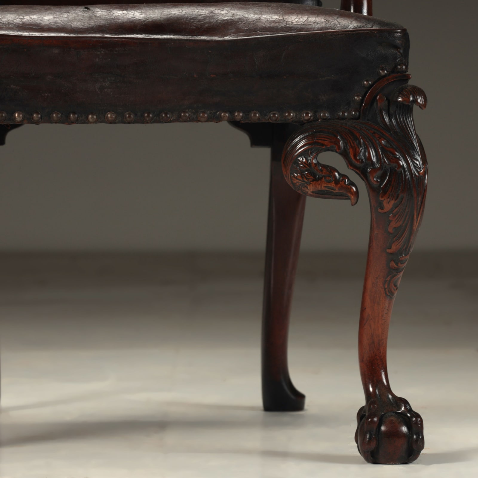 Leather Armchair , c.1880 (SOLD)
