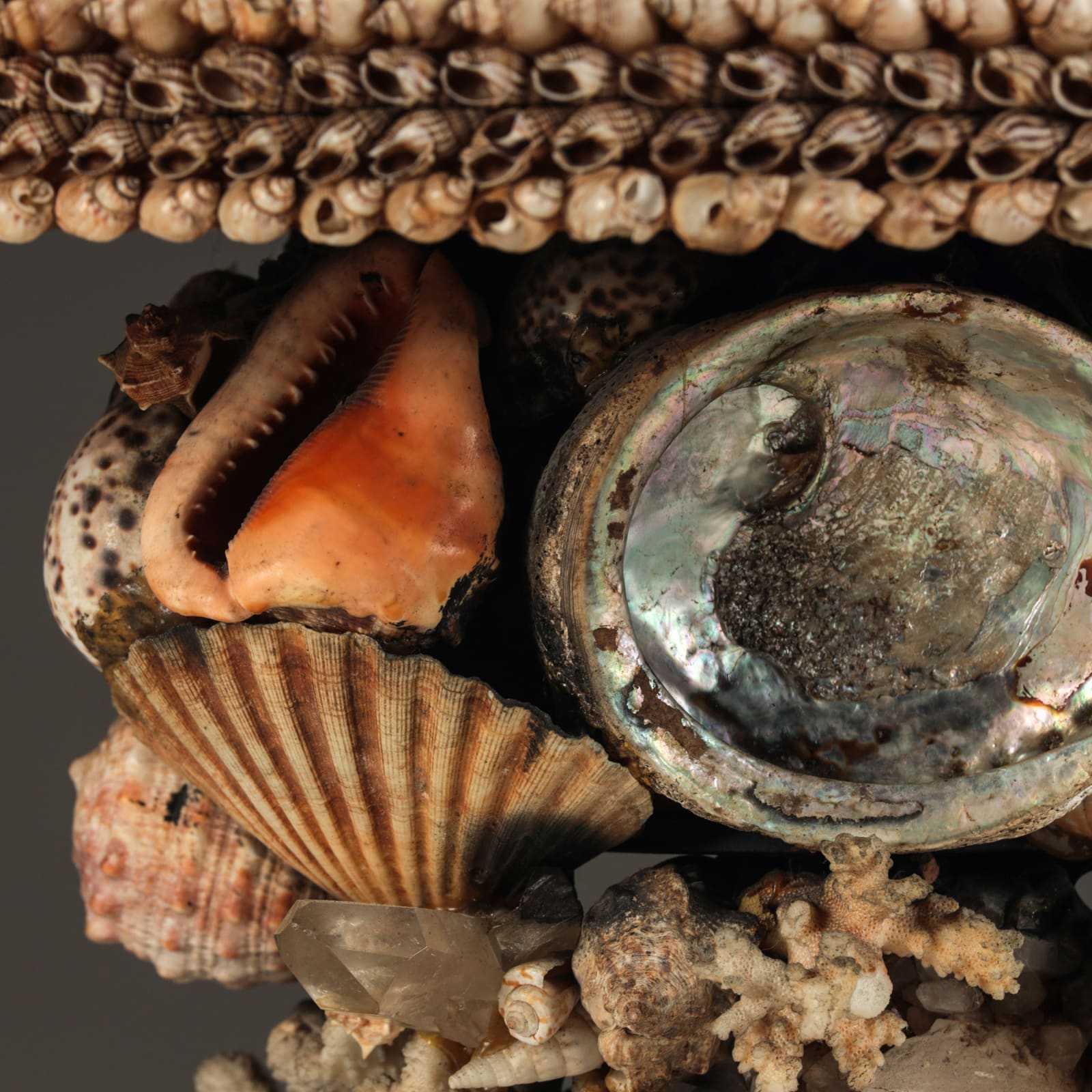 Shellwork Console Table , c.1960 (SOLD)