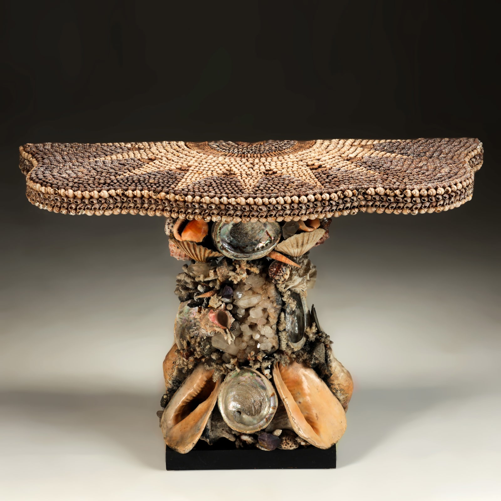 Shellwork Console Table , c.1960 (SOLD)