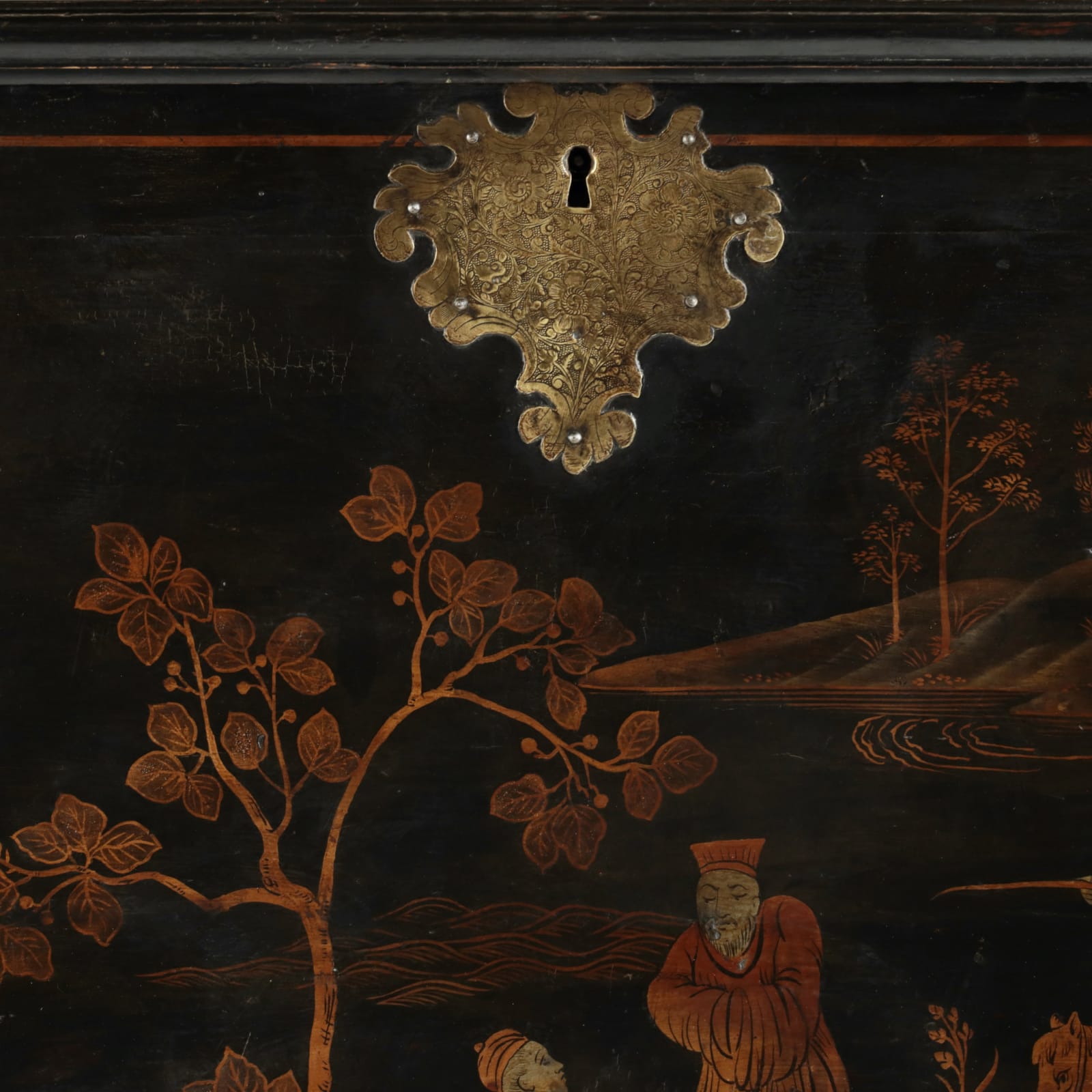 Japanned Chest , XVIII Century (SOLD)