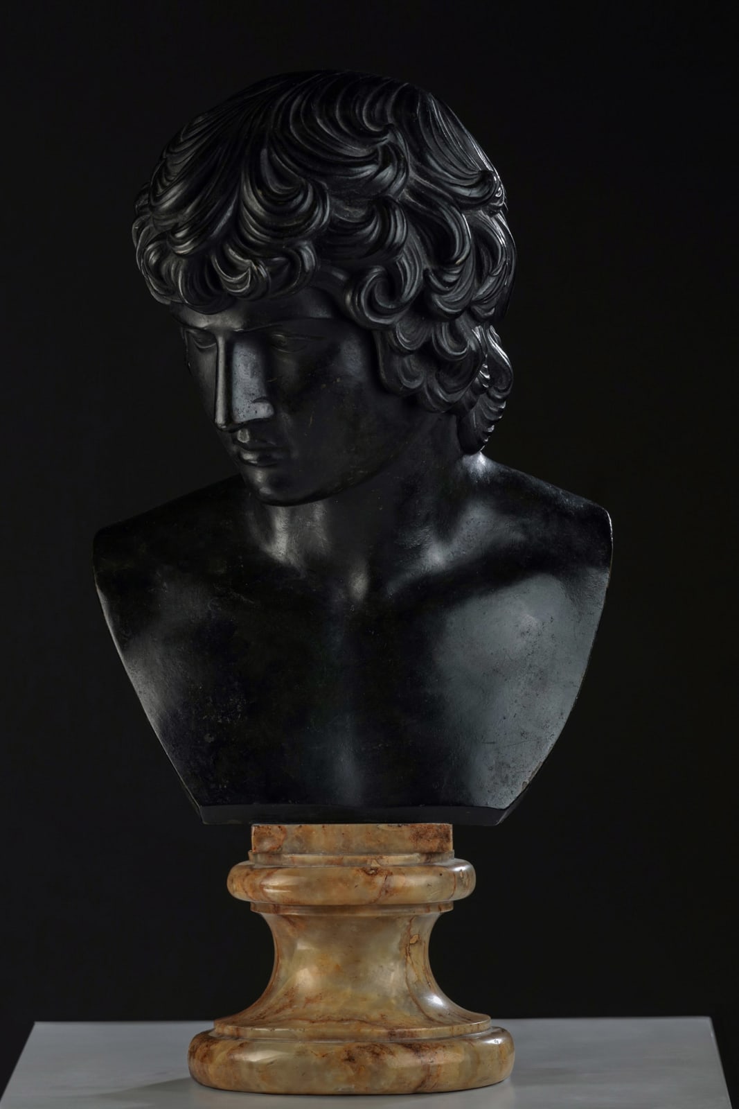 Bronze Bust of Antinous , XIX Century (SOLD)