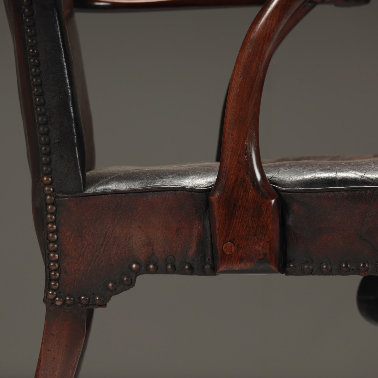 Leather Armchair , c.1880 (SOLD)