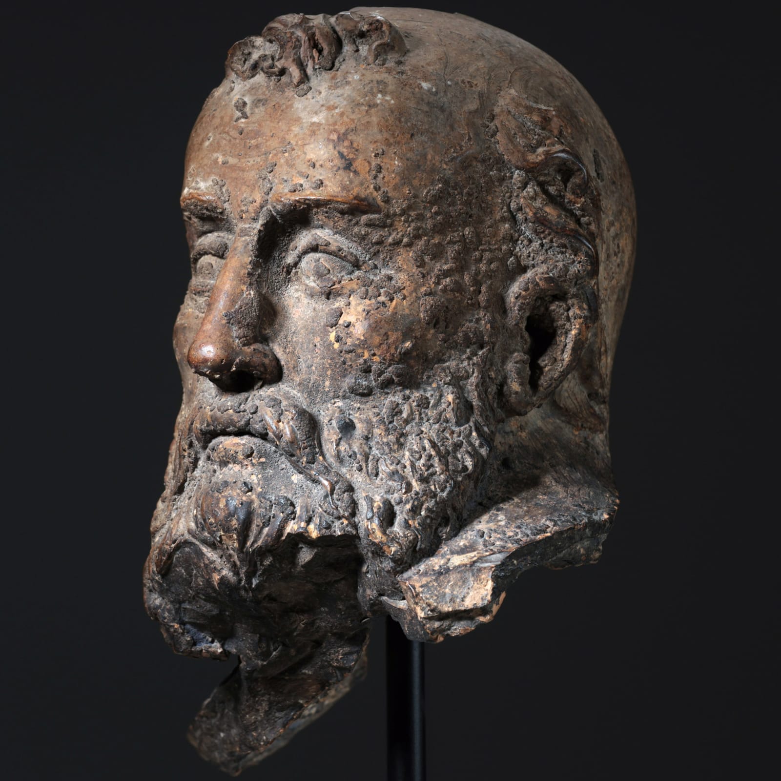 Terracotta Head, XVI Century (SOLD)