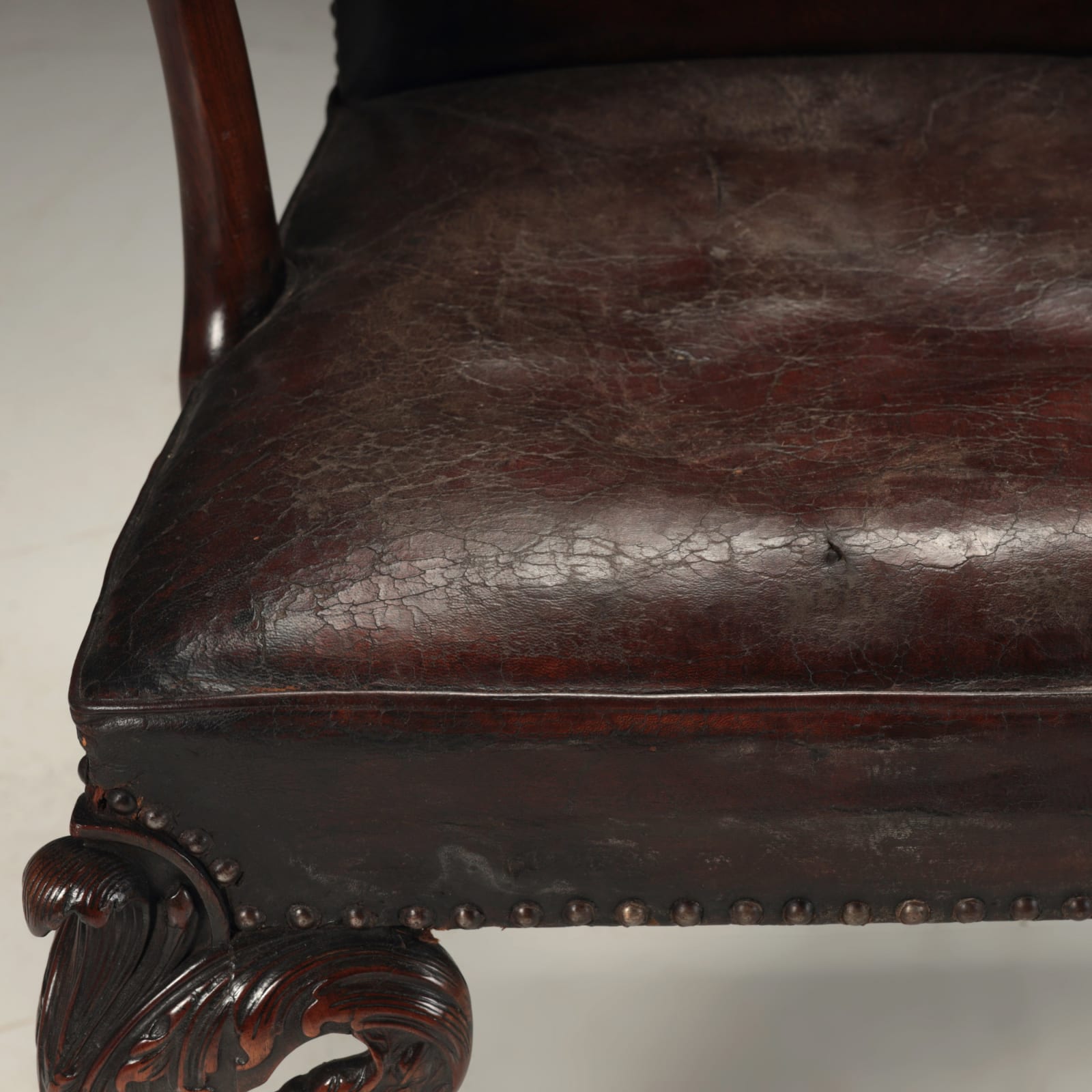 Leather Armchair , c.1880 (SOLD)