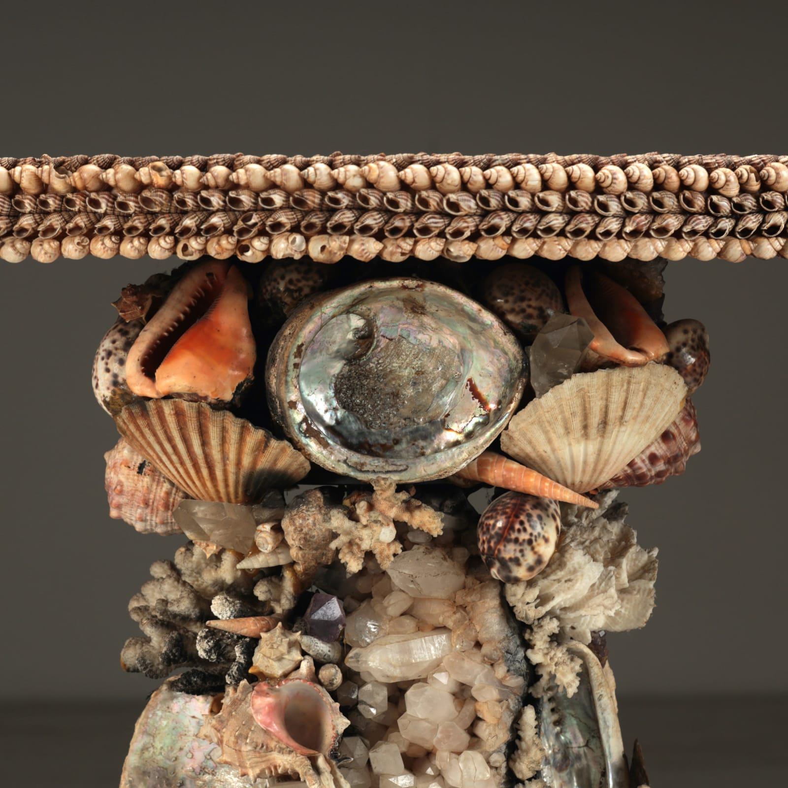 Shellwork Console Table , c.1960 (SOLD)