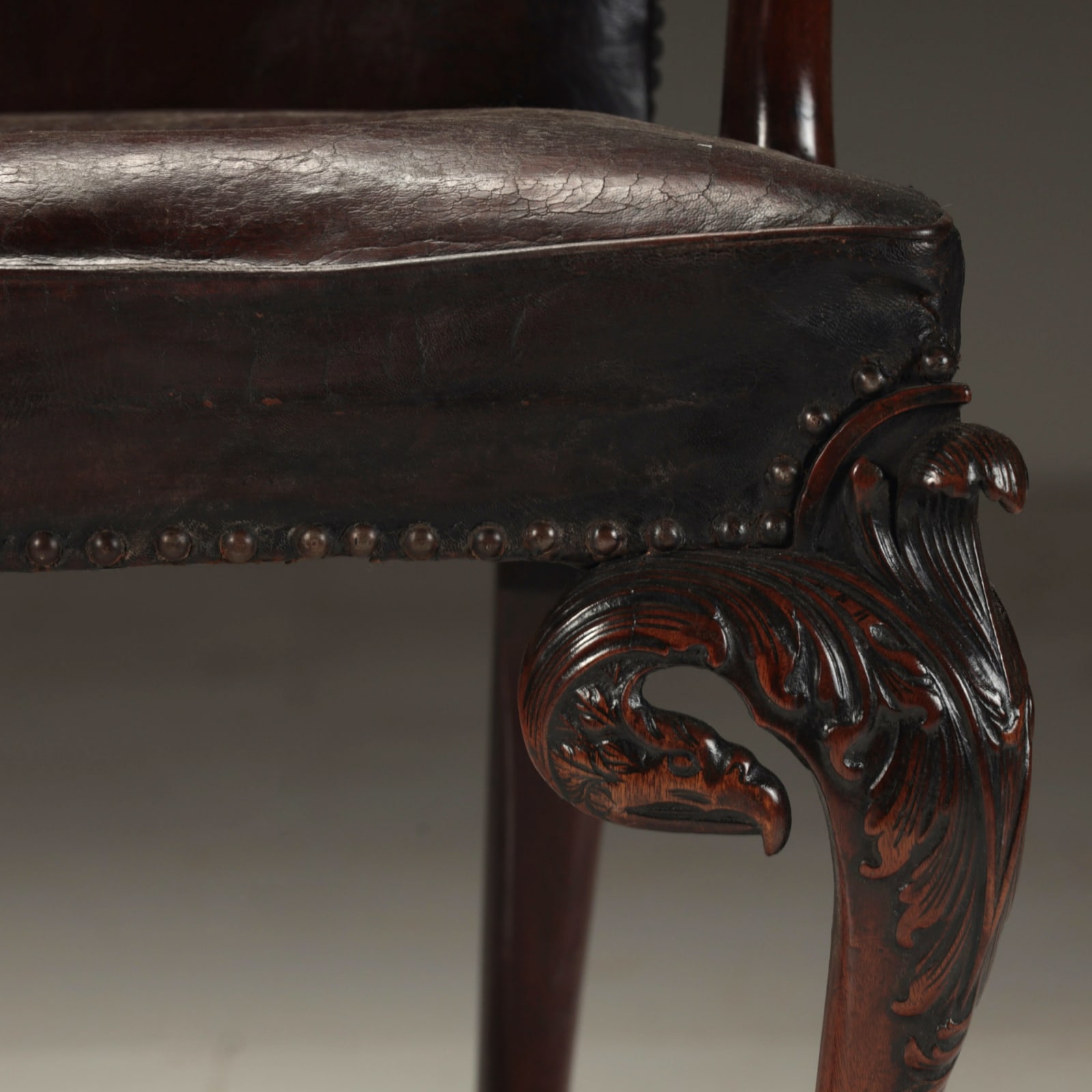 Leather Armchair , c.1880 (SOLD)