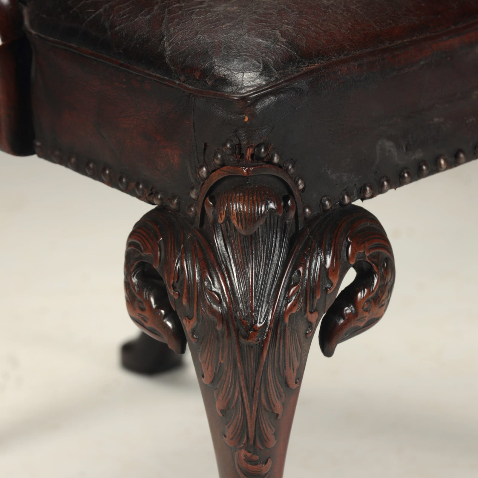 Leather Armchair , c.1880 (SOLD)
