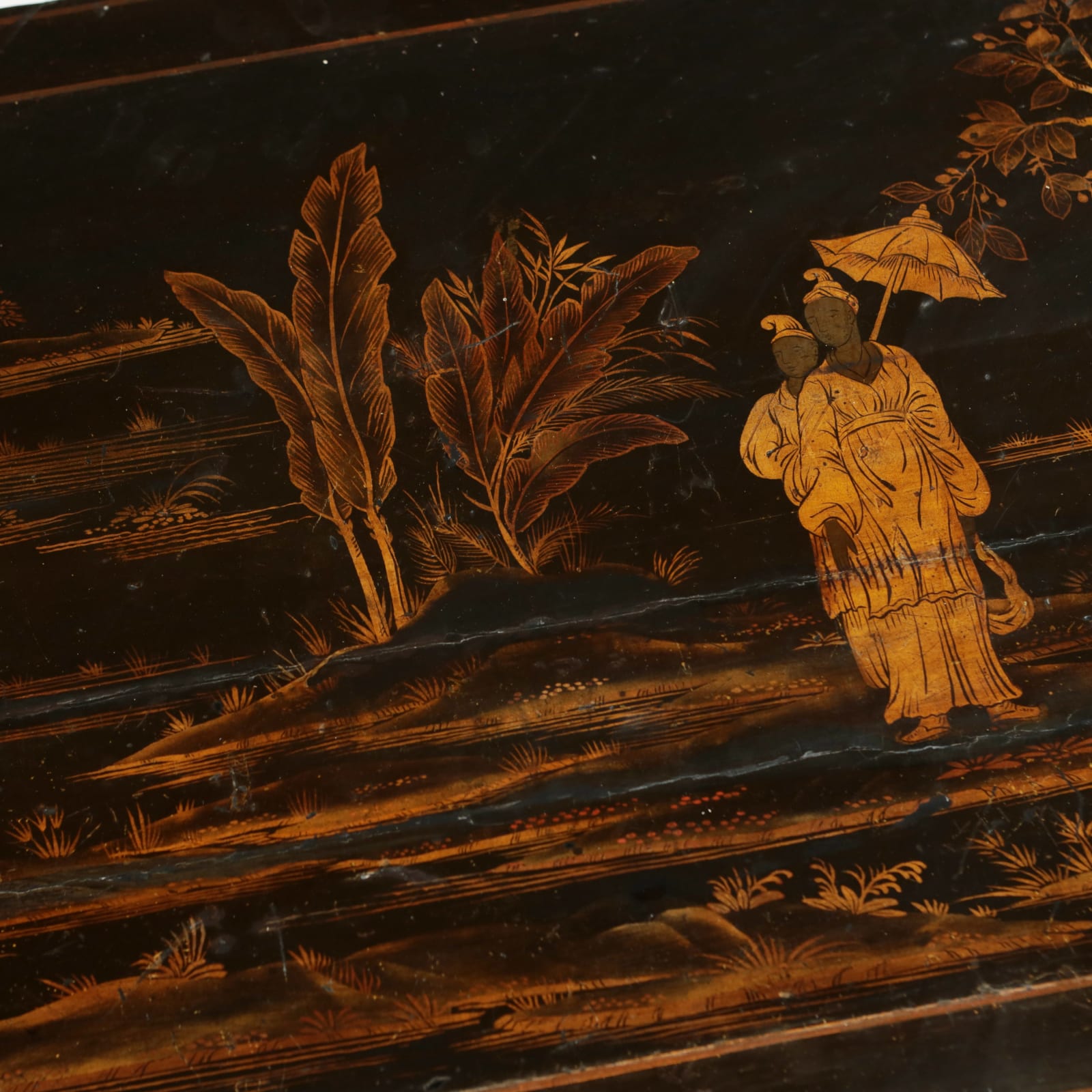 Japanned Chest , XVIII Century (SOLD)