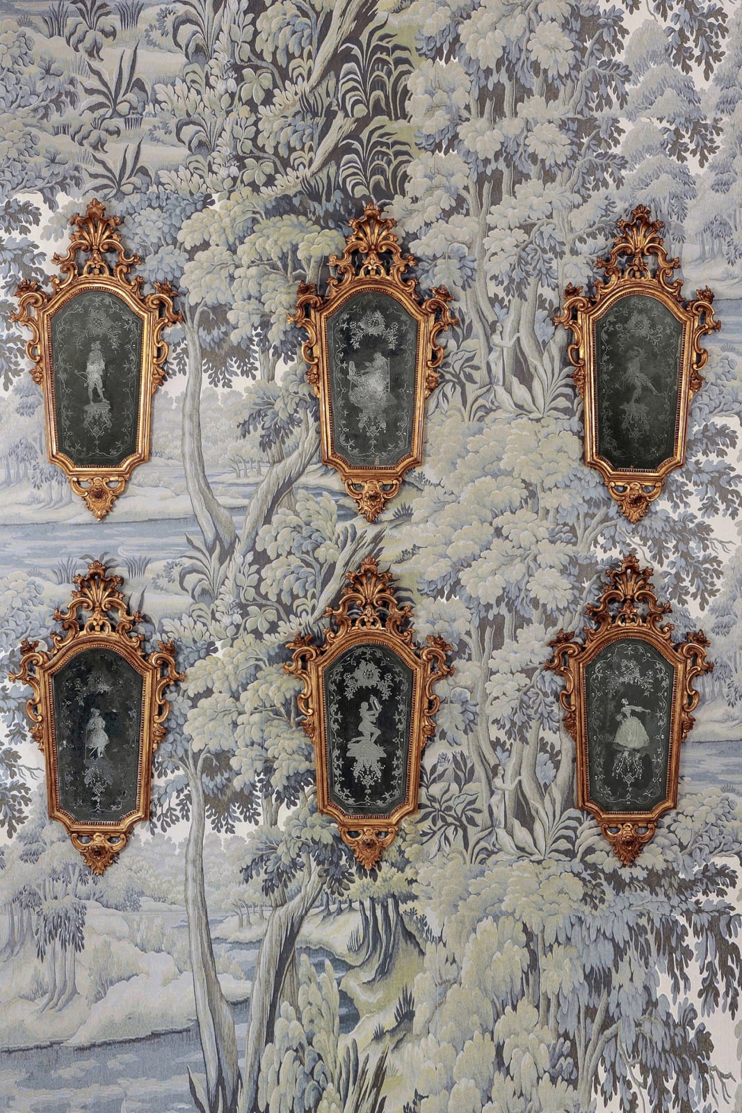 A Set of Six Venetian Mirrors , XVIII Century
