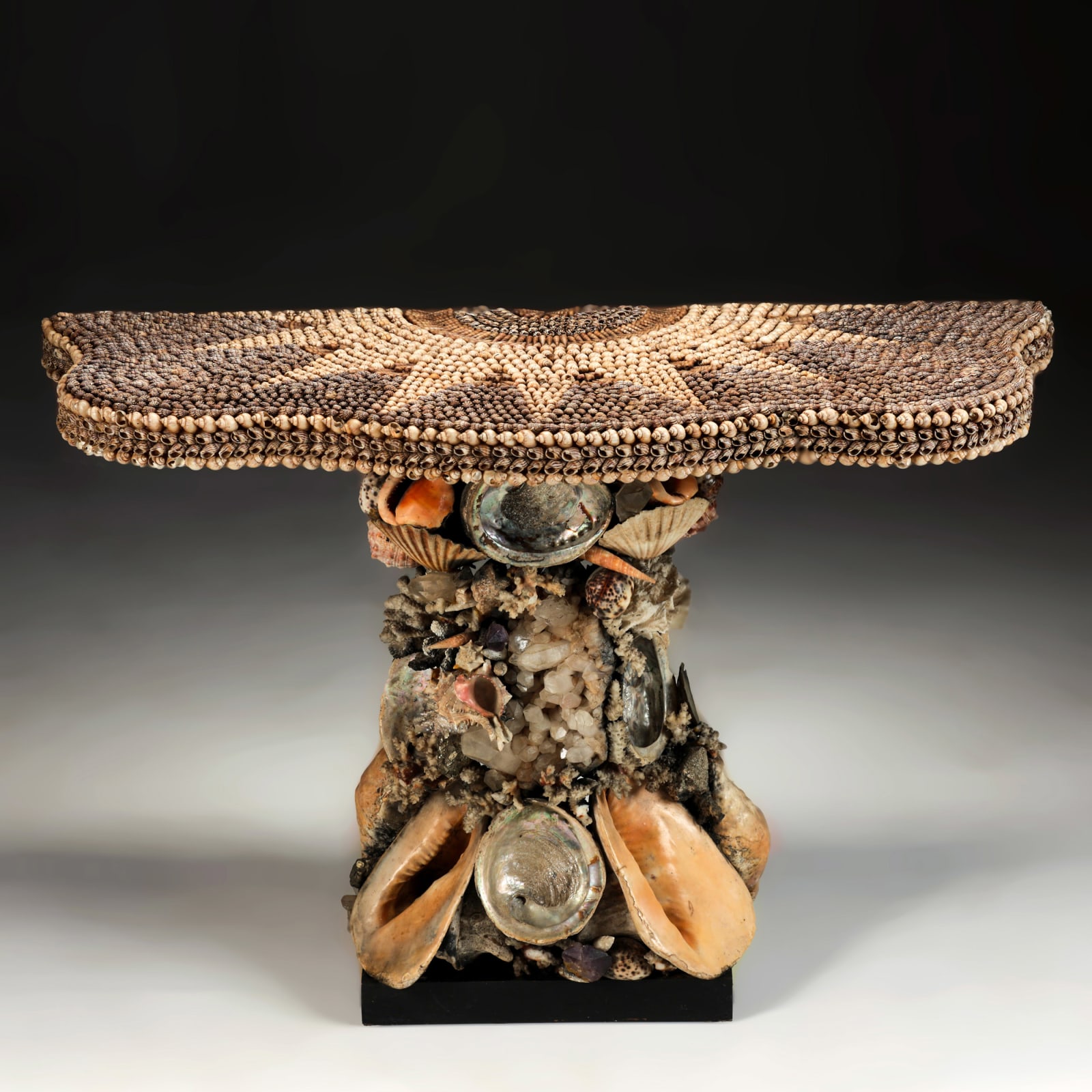 Shellwork Console Table , c.1960 (SOLD)