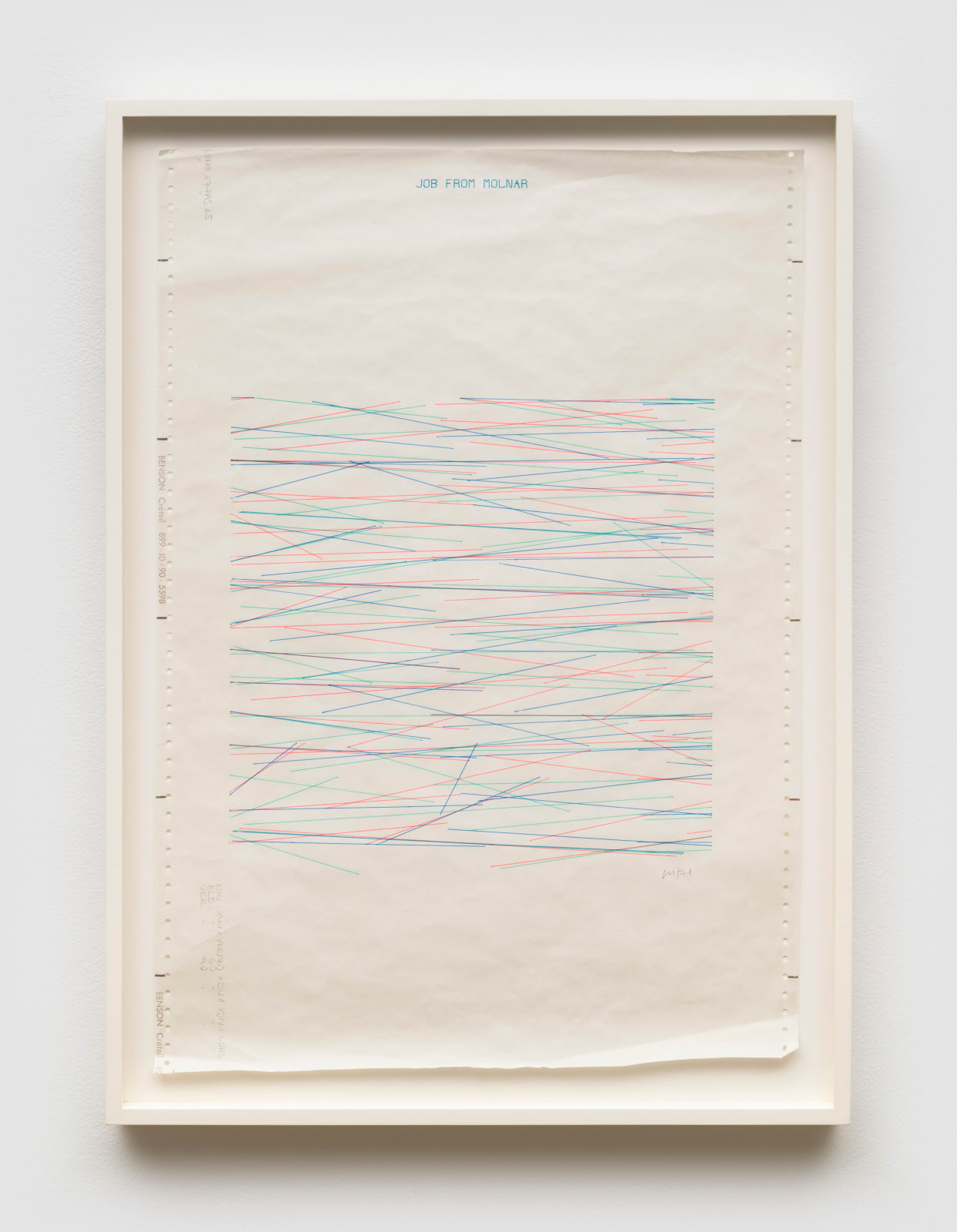 Vera Molnar, MAO Computer Drawing, 1971