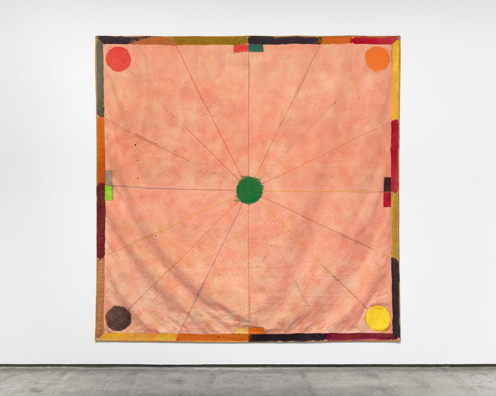 large abstract work on canvas