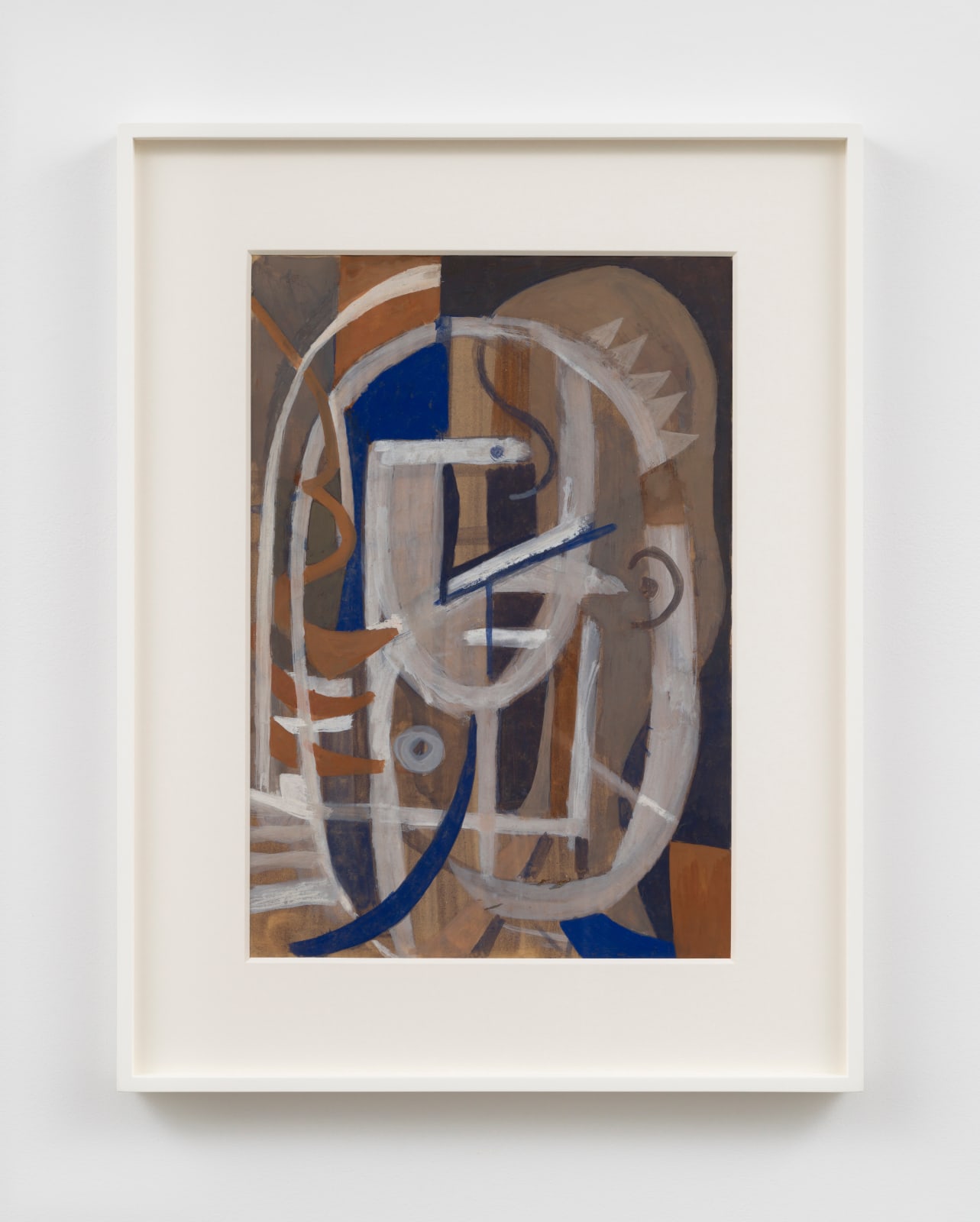 abstract painting on paper