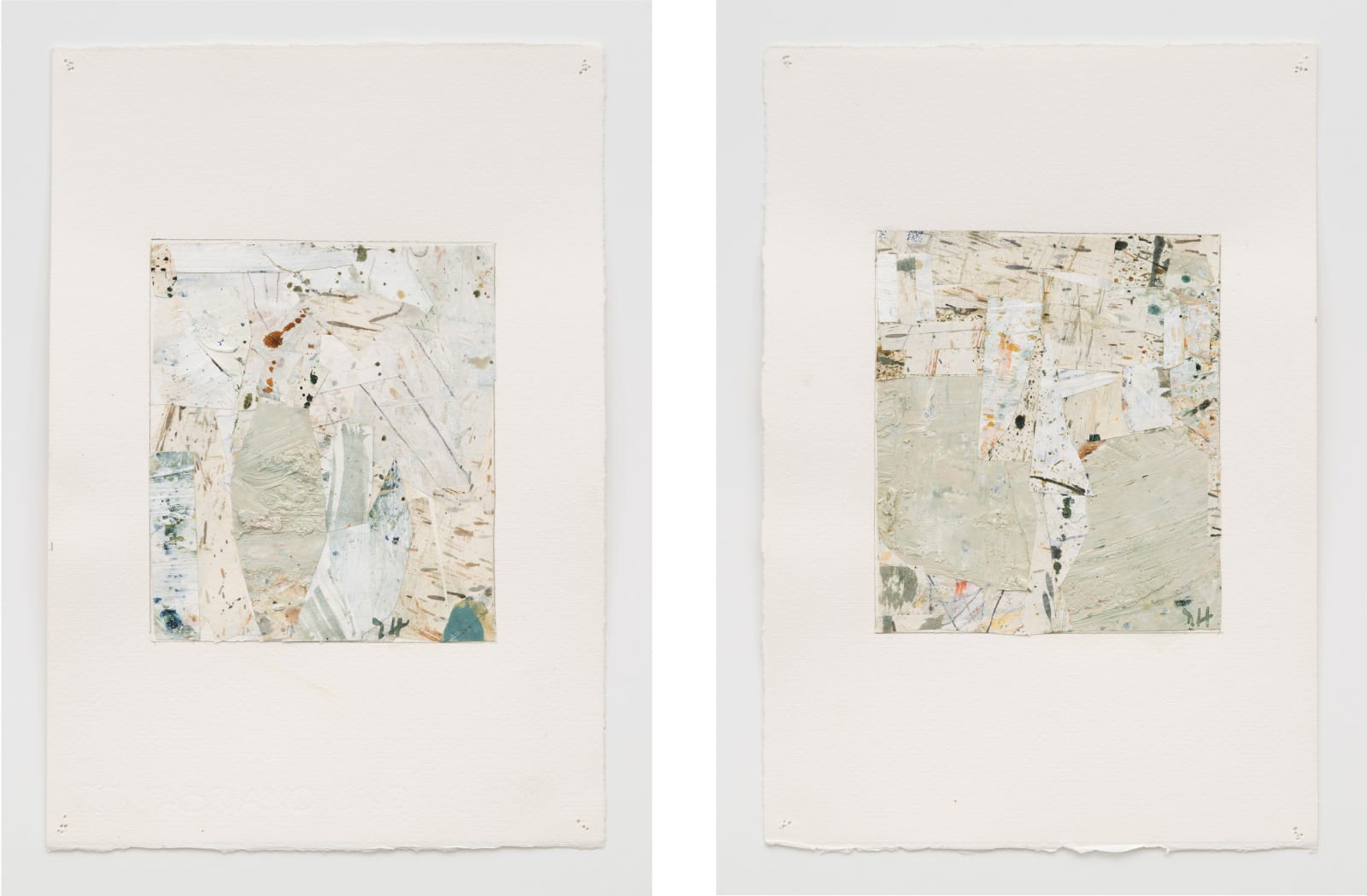 abstract work on paper