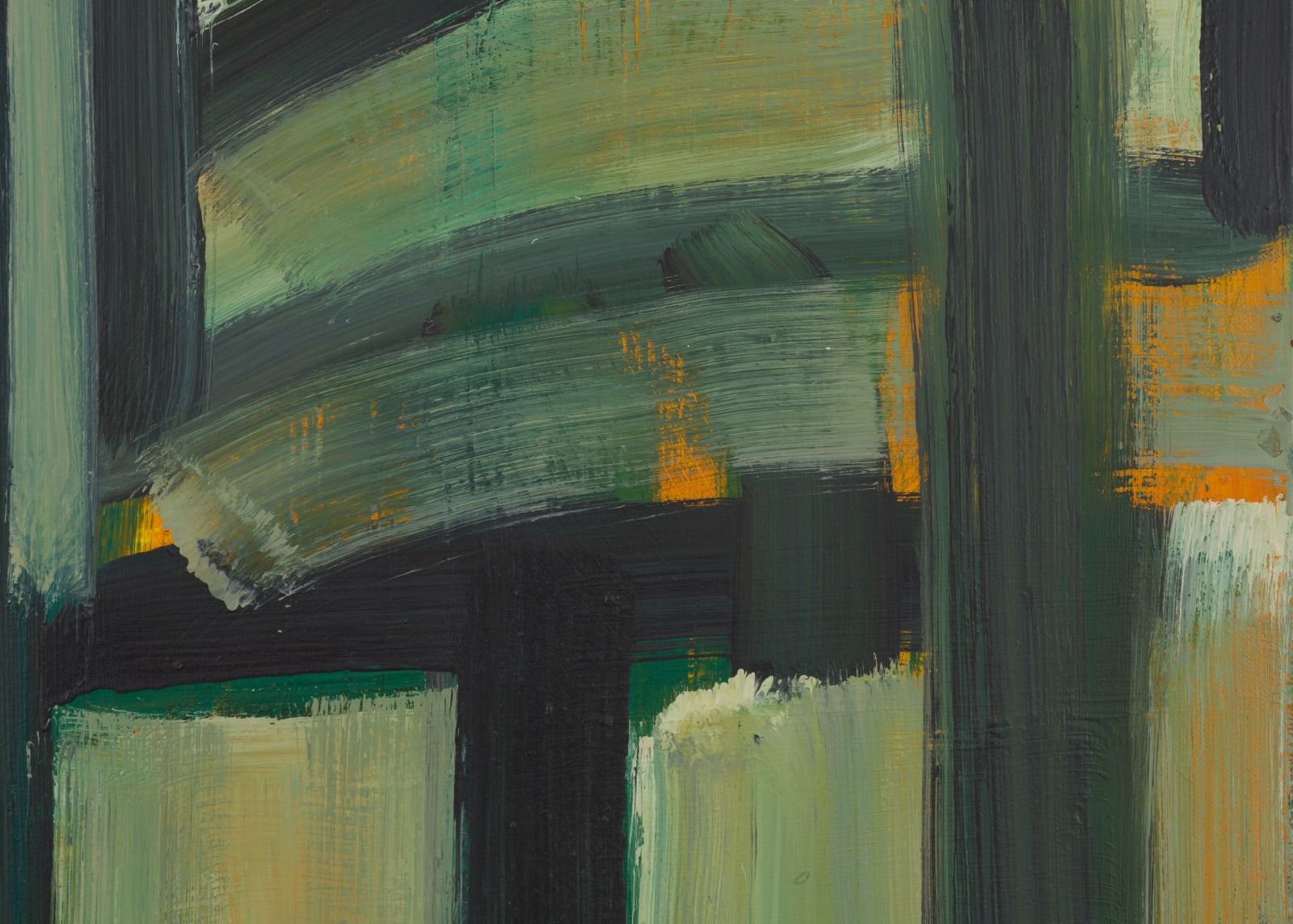 detail of gestural abstract painting
