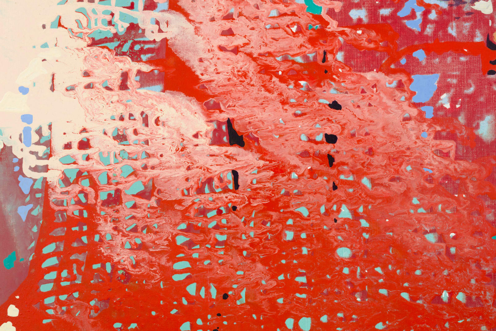 gestural abstract painting