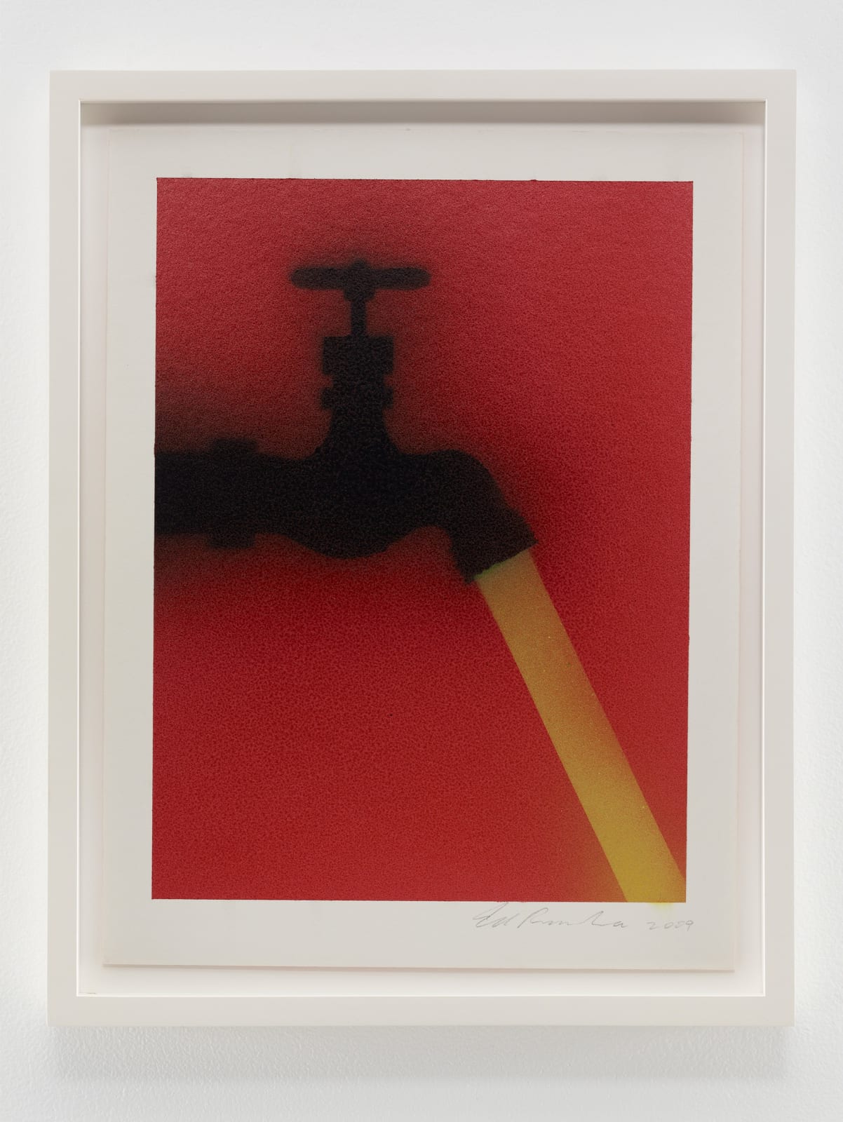 a drawing of a faucet